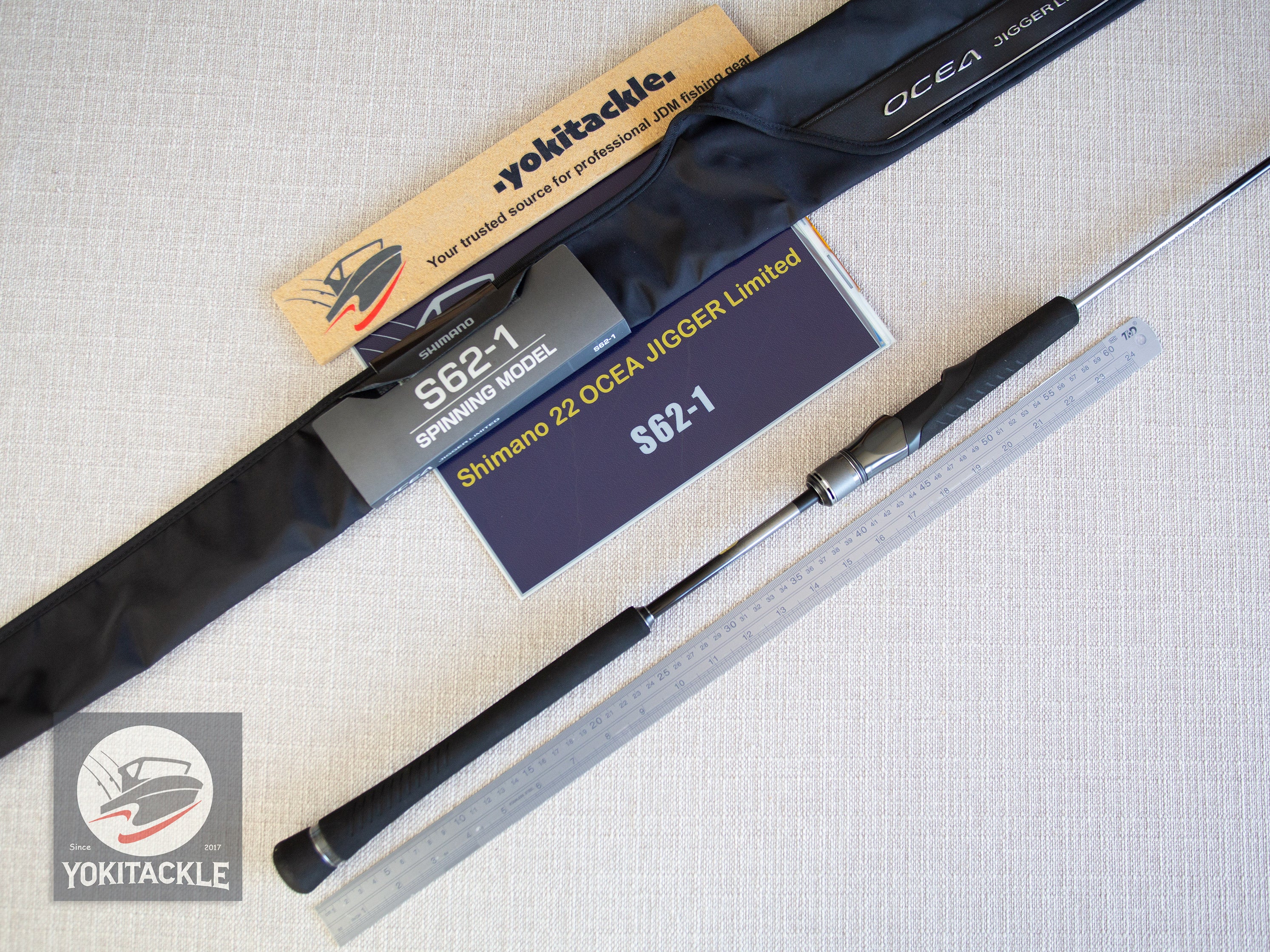 Shimano 22 OCEA JIGGER Limited S62-1 Spinning Rod
