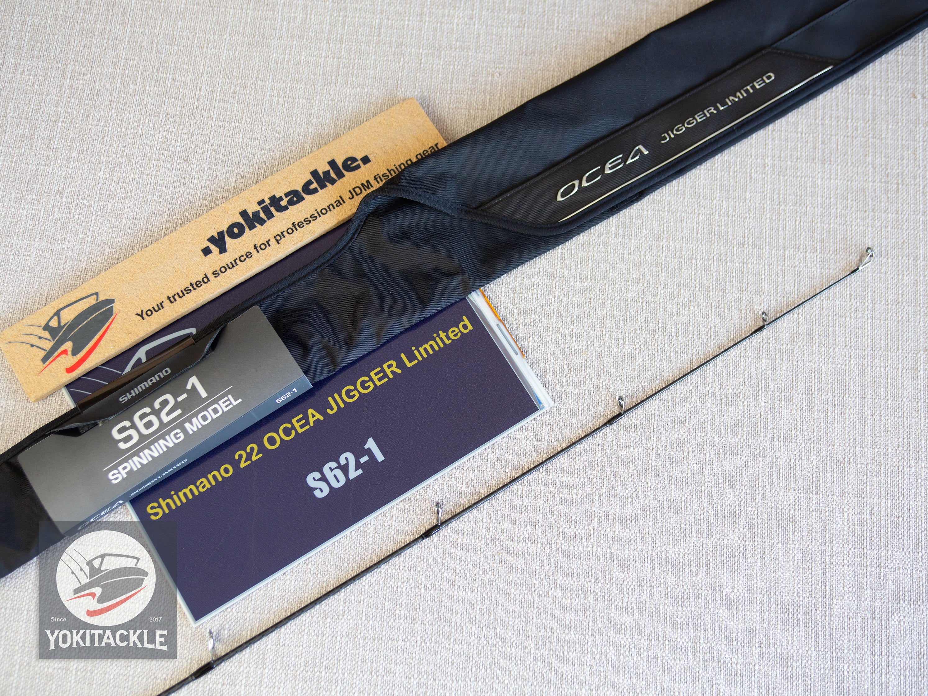 Shimano 22 OCEA JIGGER Limited S62-1 Spinning Rod