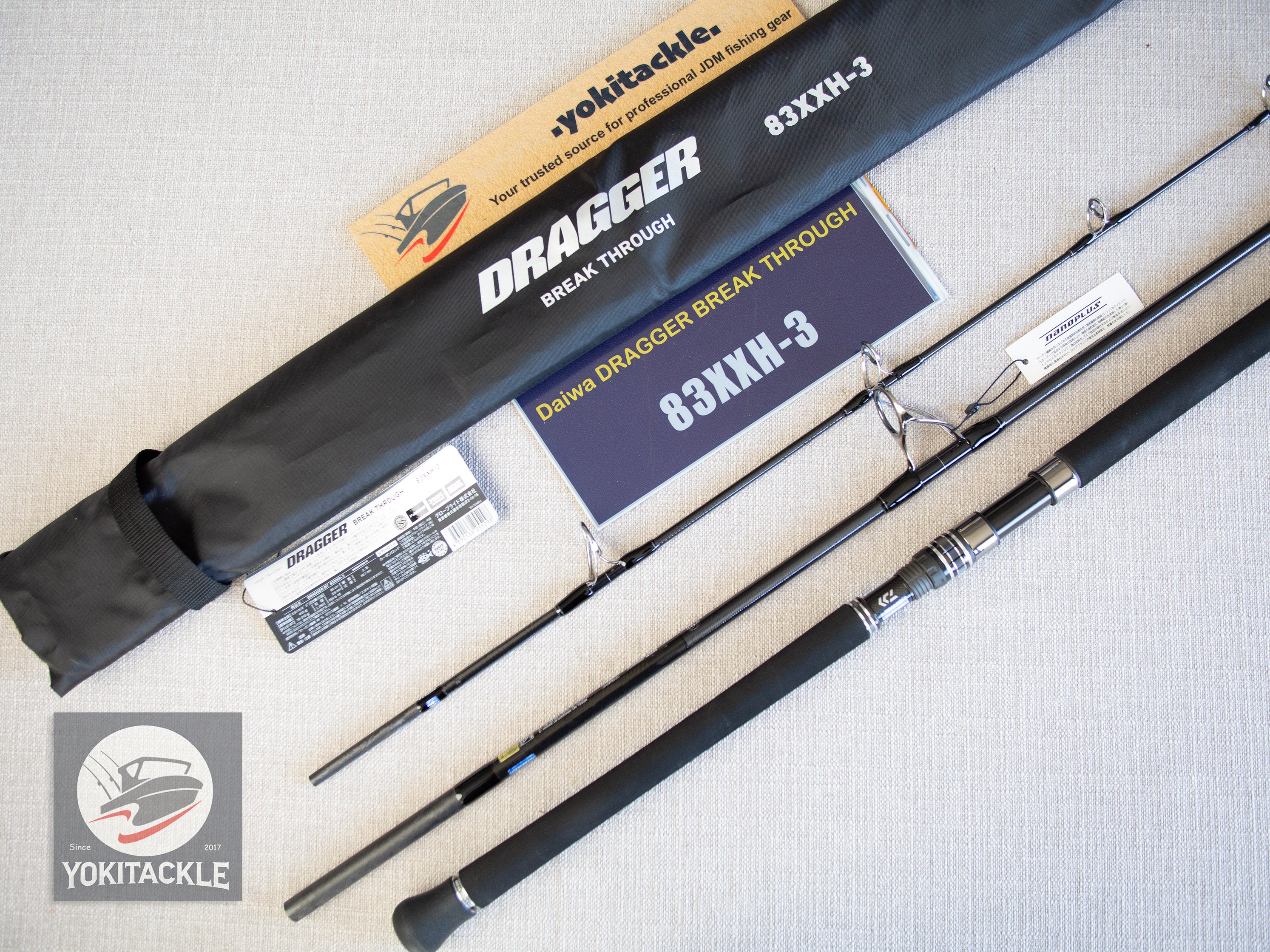 Daiwa DRAGGER BREAK THROUGH 83XXH-3 Spinning Rod
