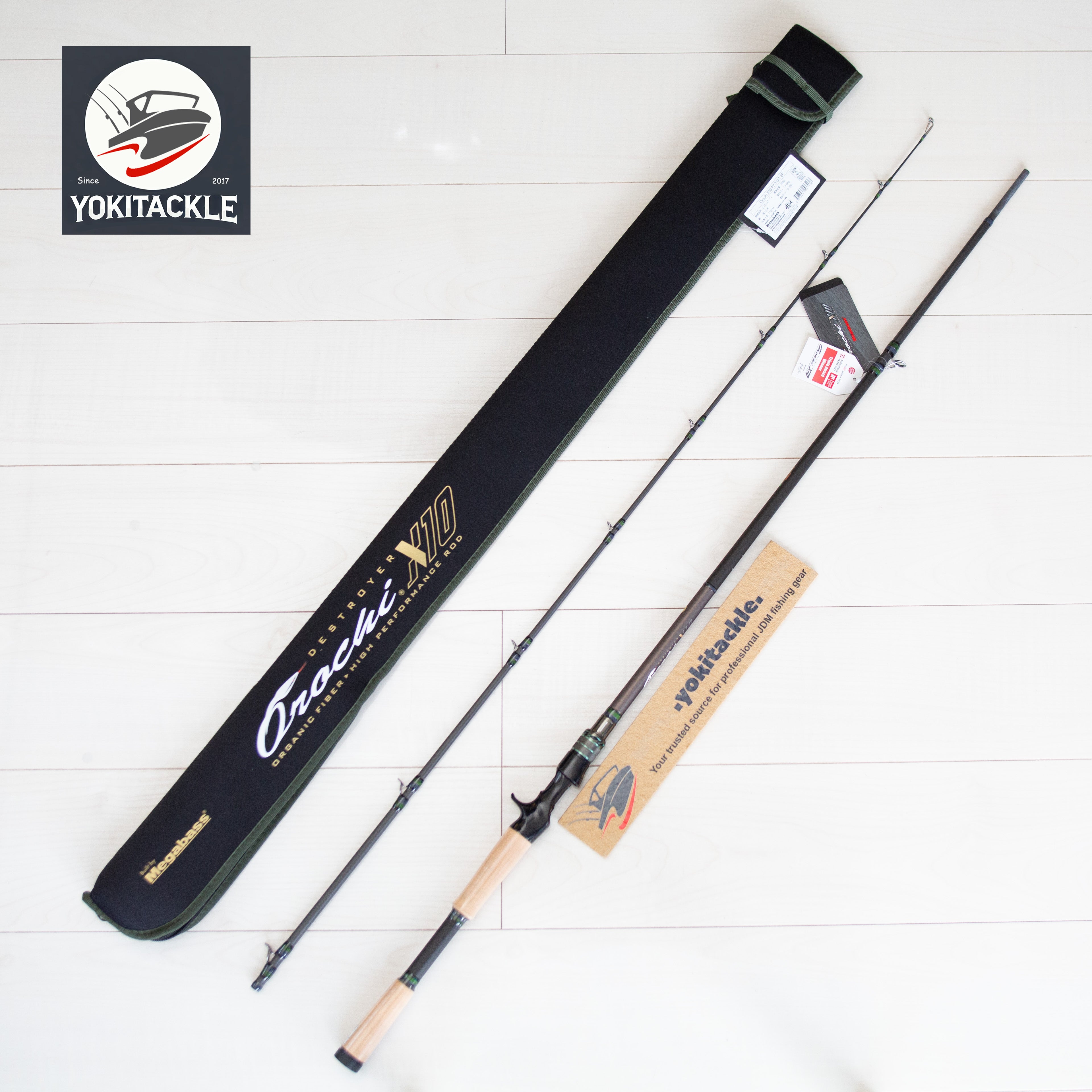 Megabass OROCHI X10 F7-71XT 2P Baitcasting Rod for Bass