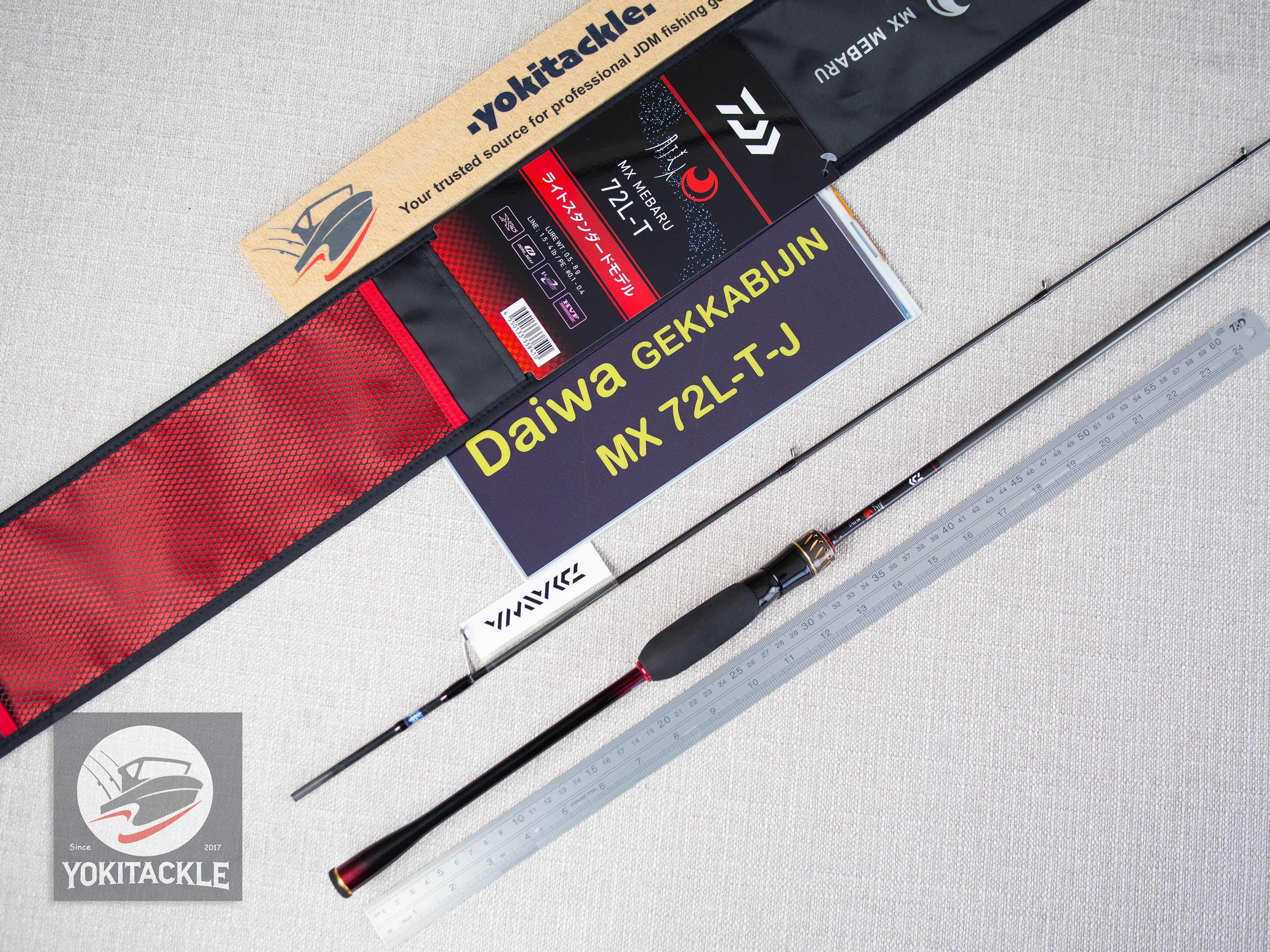 Daiwa 25 GEKKABIJIN MX 72L-T-J Moonlight Beauty Spinning Rod