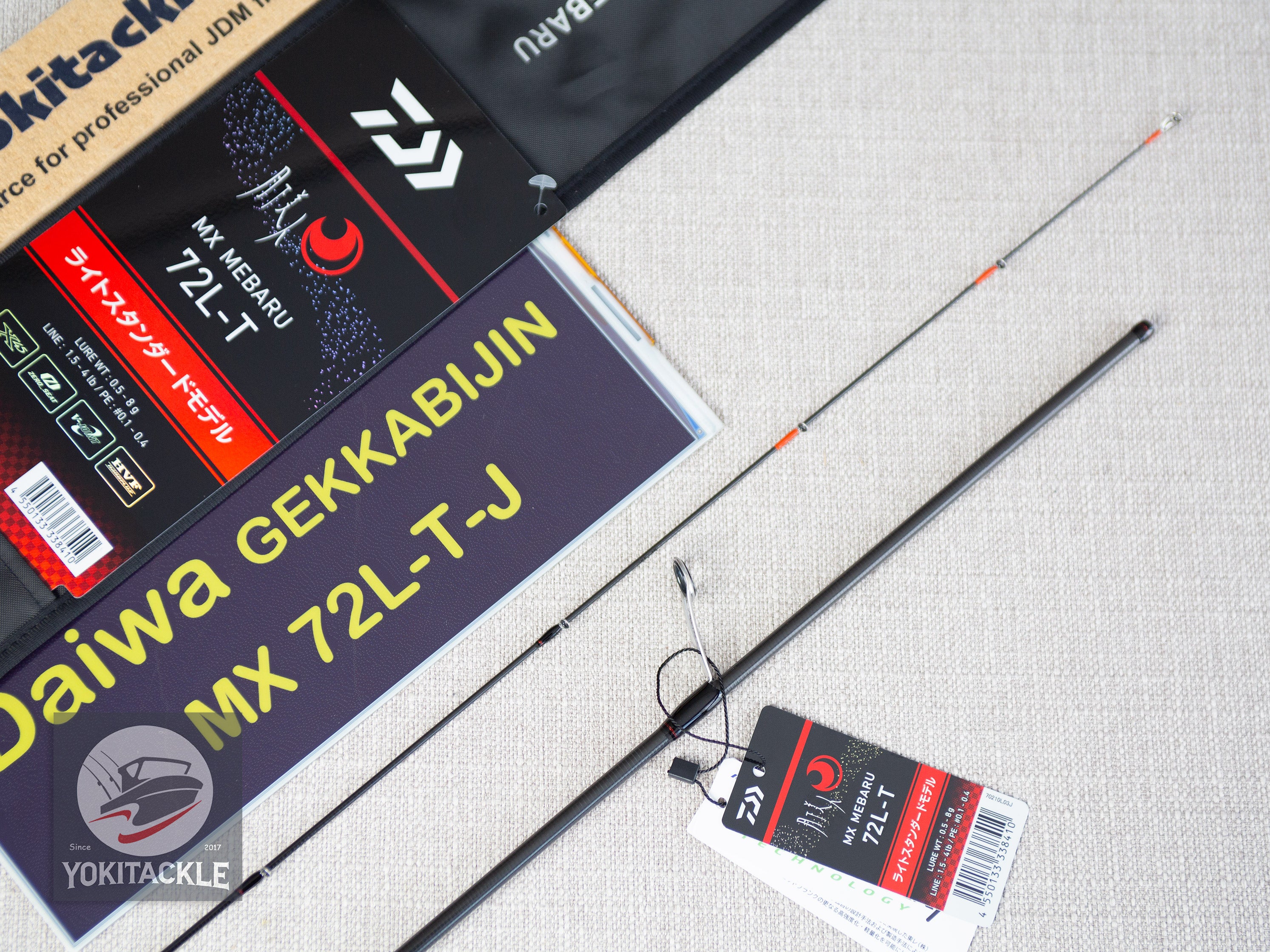 Daiwa 25 GEKKABIJIN MX 72L-T-J Moonlight Beauty Spinning Rod