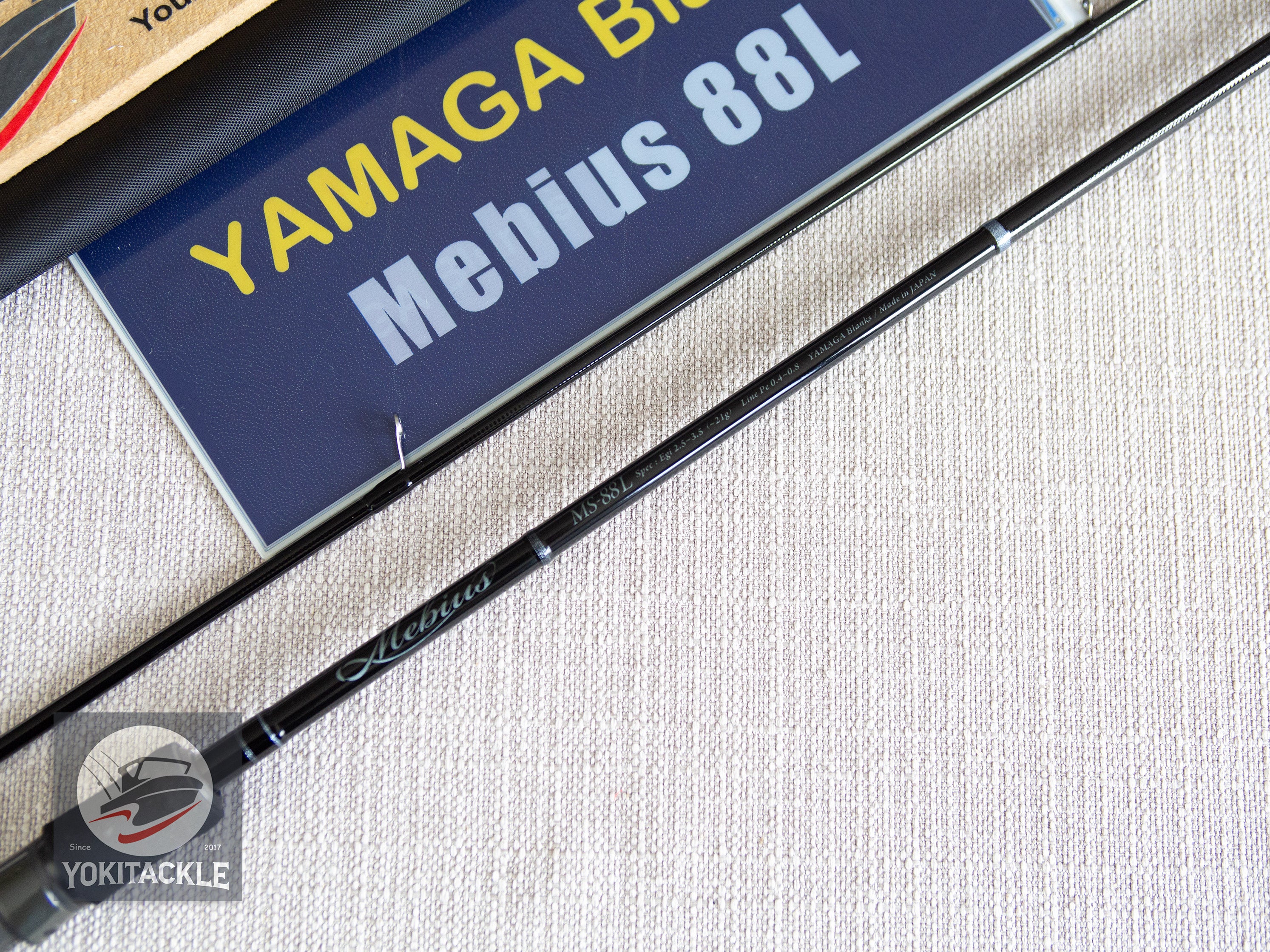 YAMAGA Blanks Mebius 88L Spinning Rod for Eging