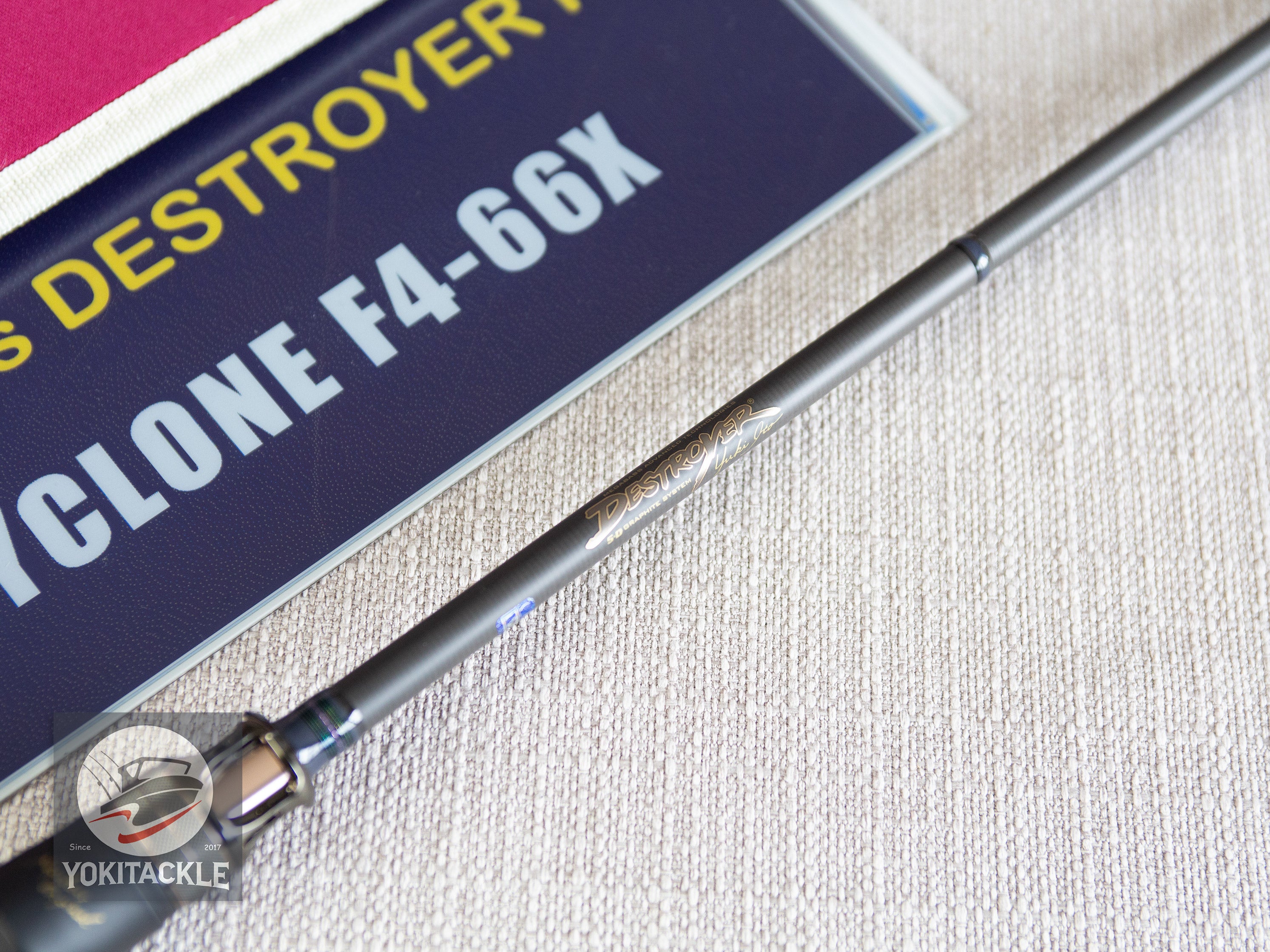 Megabass DESTROYER P5 CYCLONE F4-66X Baitcasting Rod