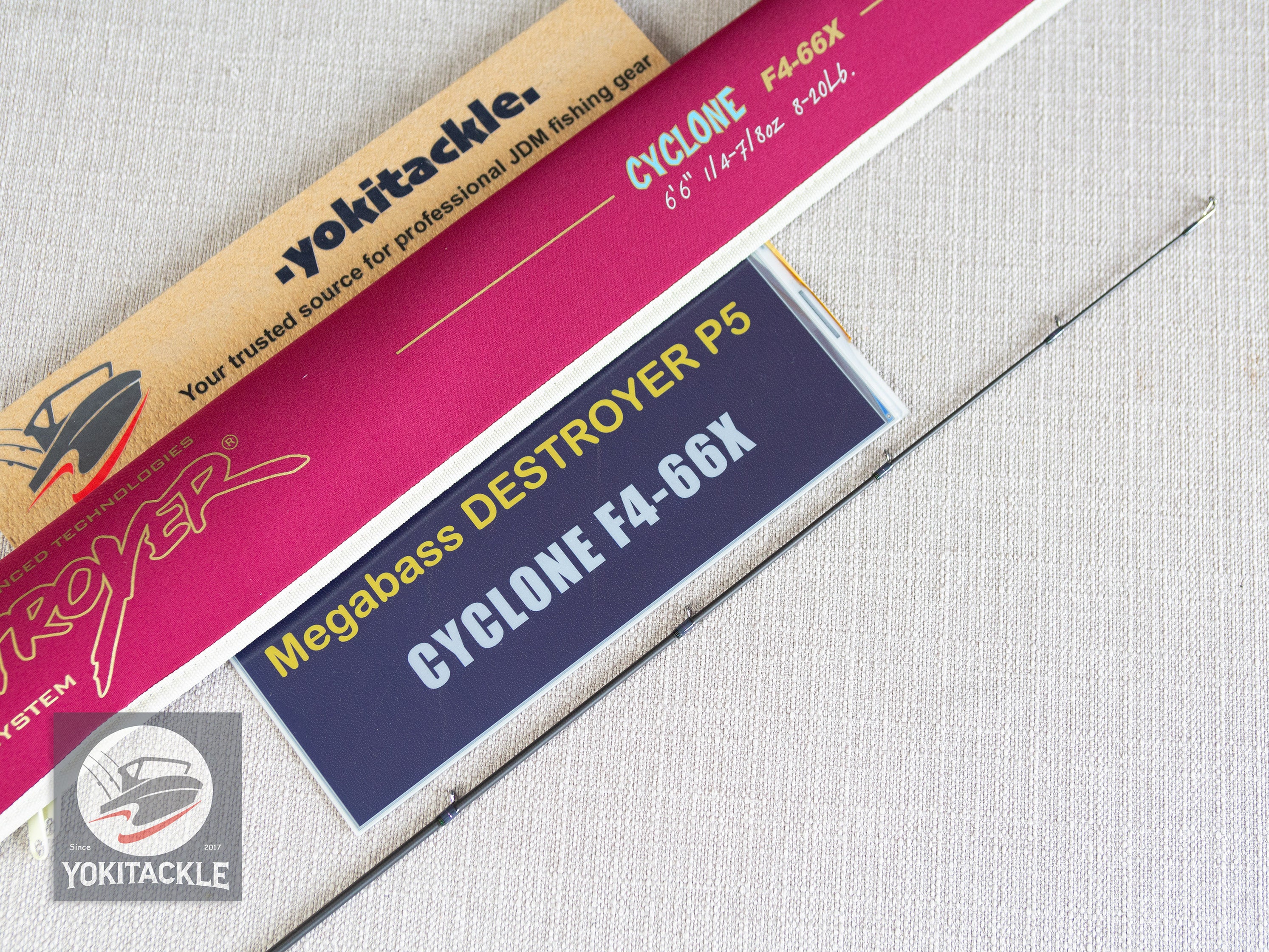 Megabass DESTROYER P5 CYCLONE F4-66X Baitcasting Rod