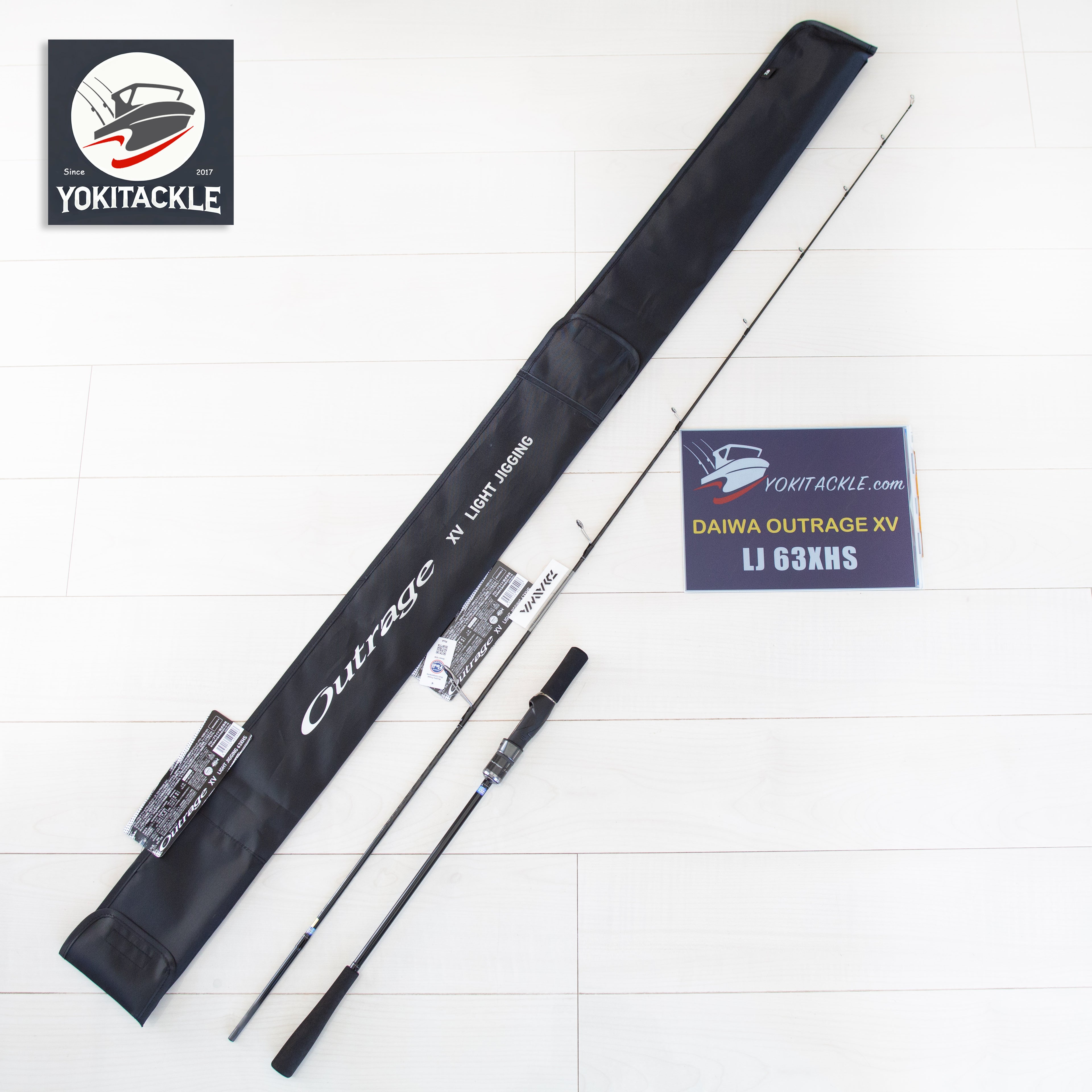 Daiwa 25 OUTRAGE XV LJ 63XHS Light Jigging Spinning Rod