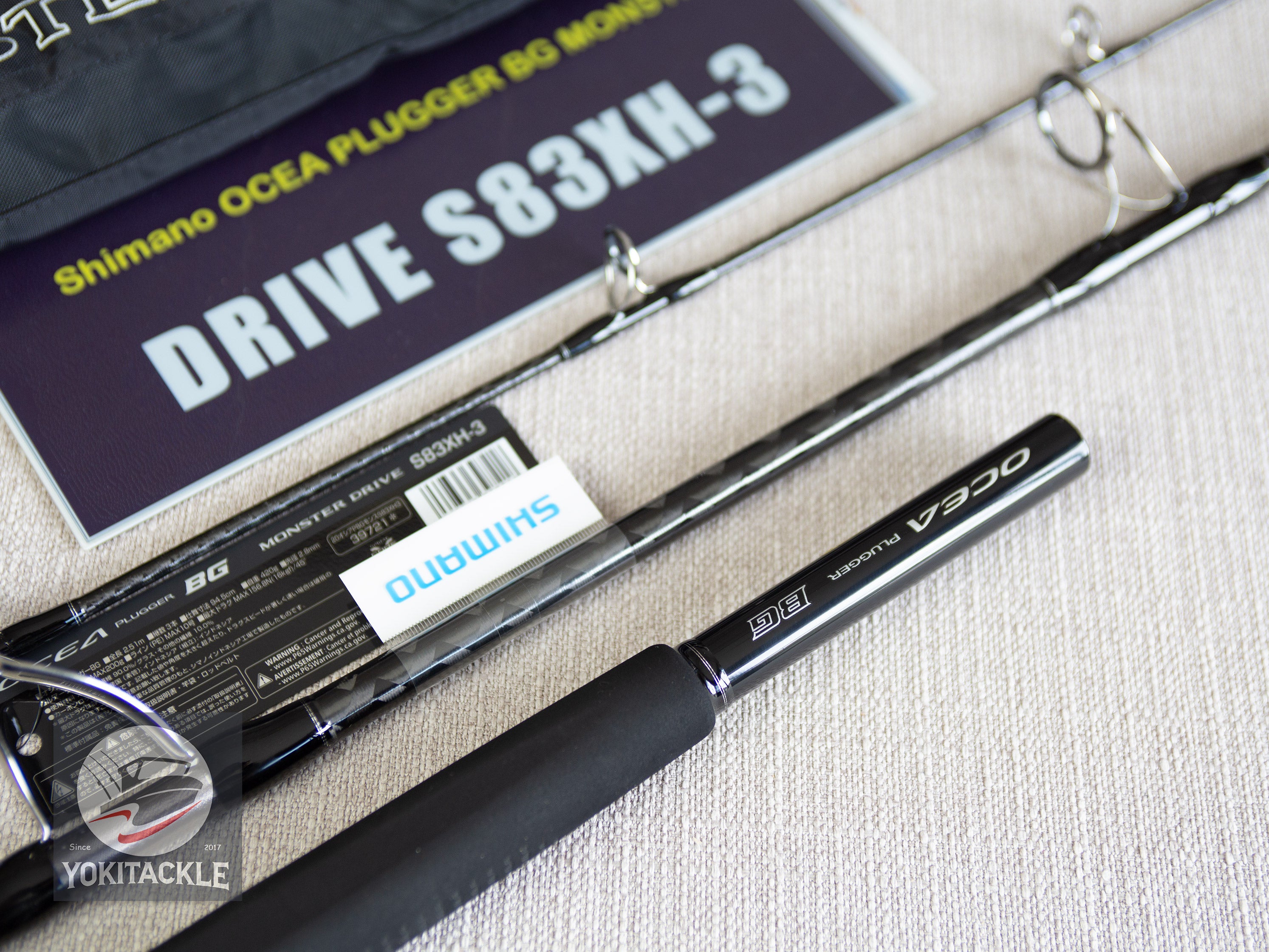 Shimano OCEA PLUGGER BG MONSTER DRIVE S83XH-3 Spinning Rod