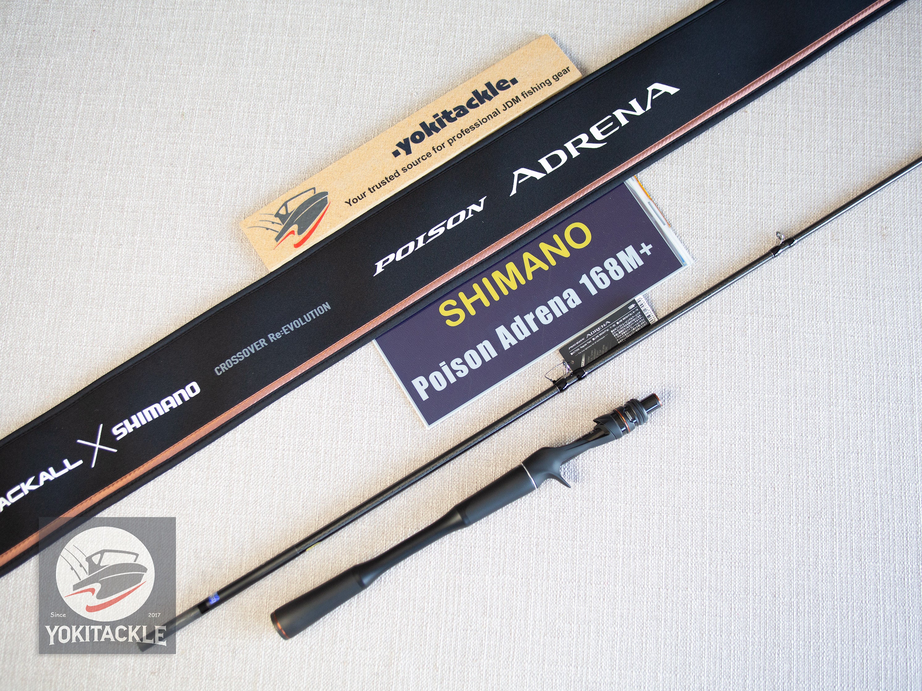 Shimano JACKALL 24 Poison Adrena 168M+ Baitcasting rod