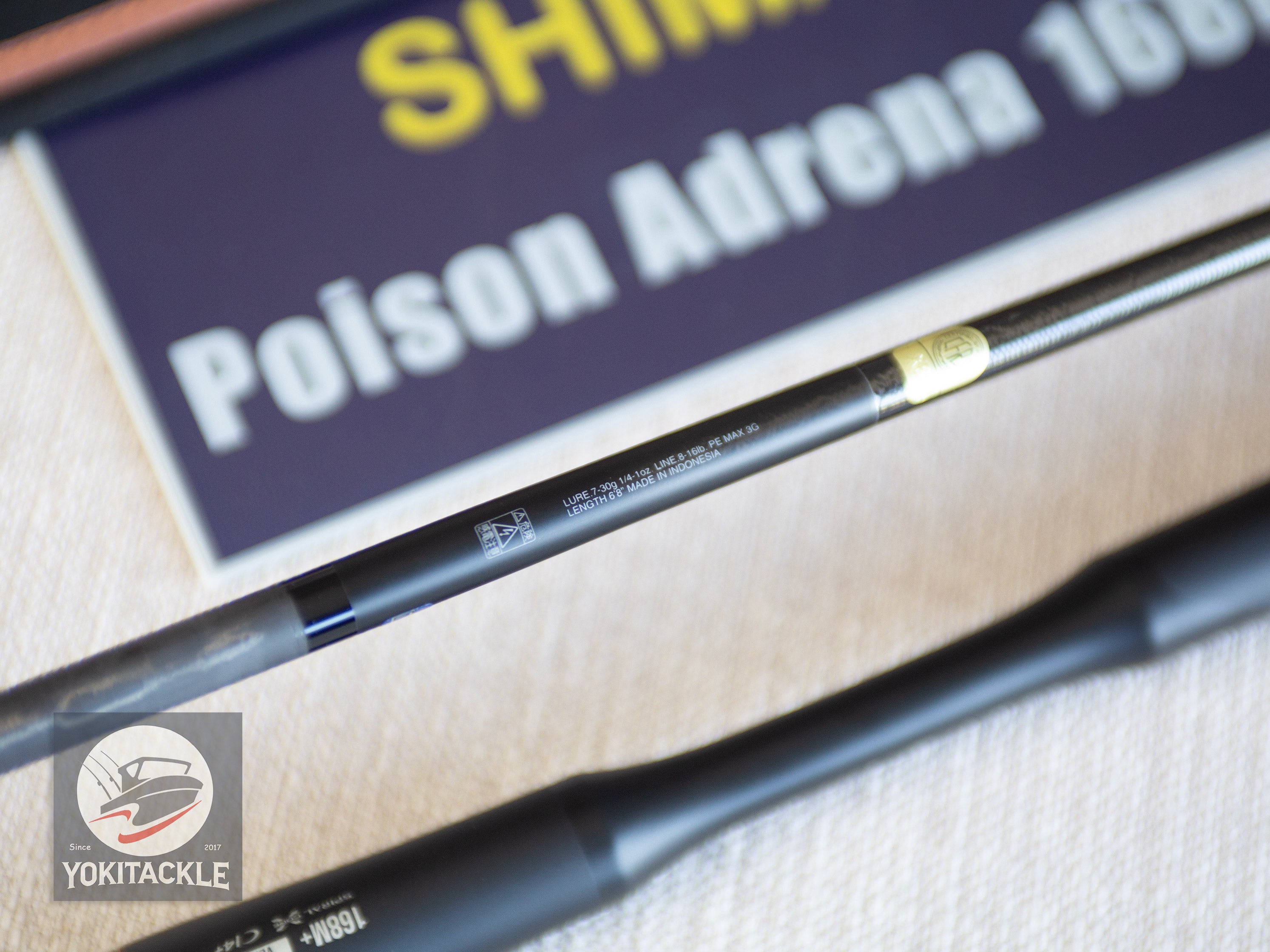 Shimano JACKALL 24 Poison Adrena 168M+ Baitcasting rod