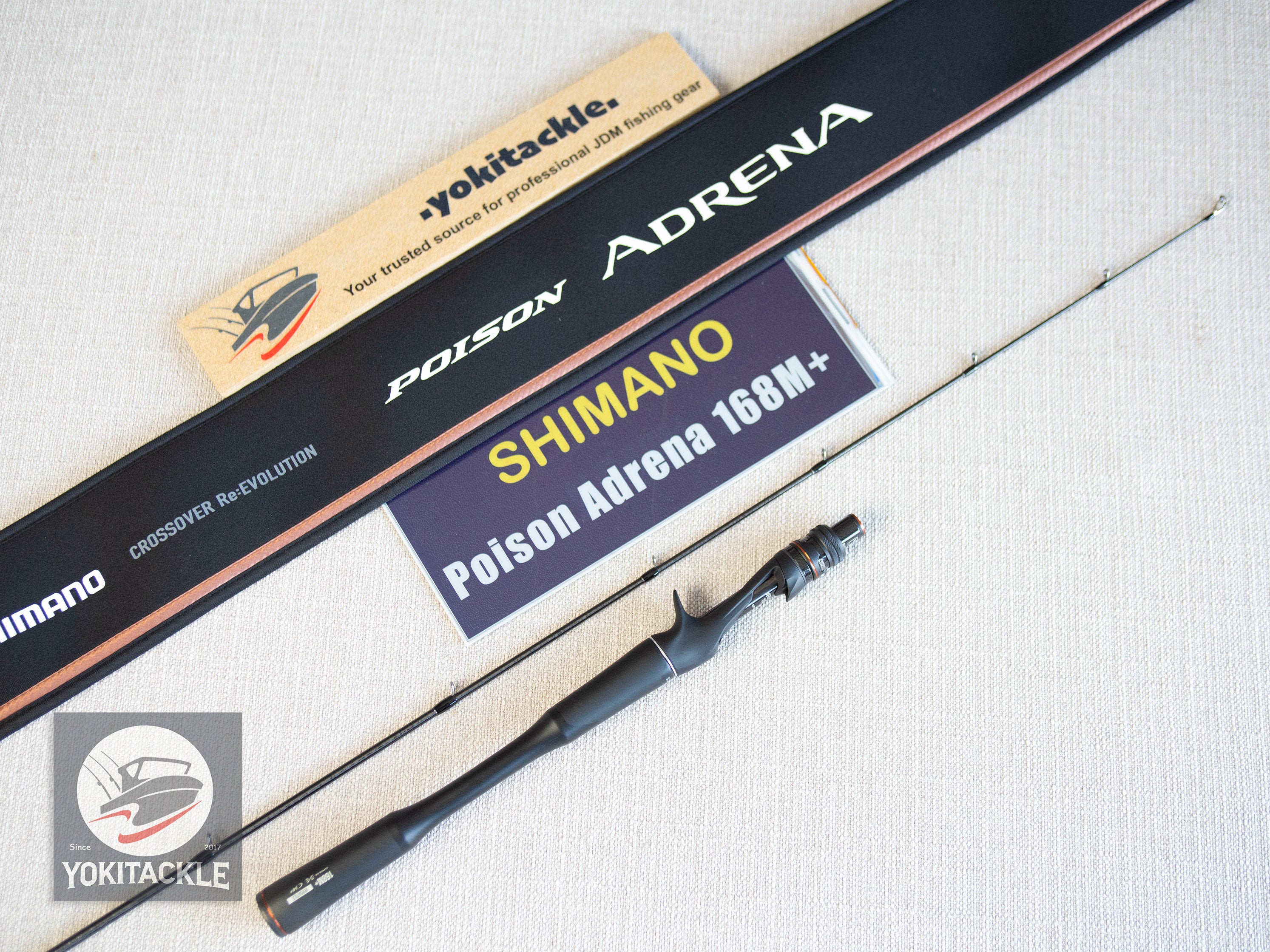 Shimano JACKALL 24 Poison Adrena 168M+ Baitcasting rod