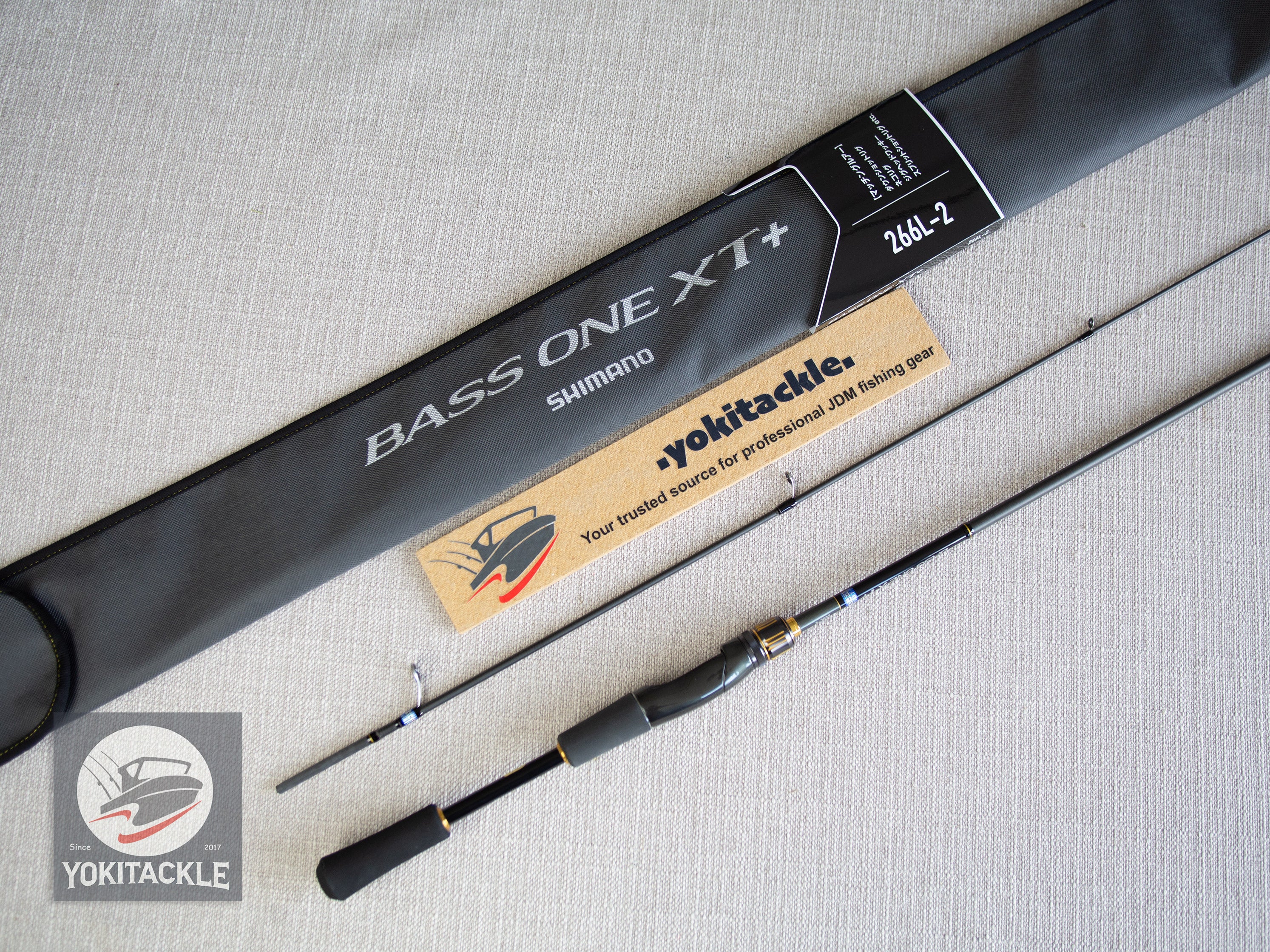 Shimano 23 BASSONE XT+ 266L-2 Spinning Rod for Bass