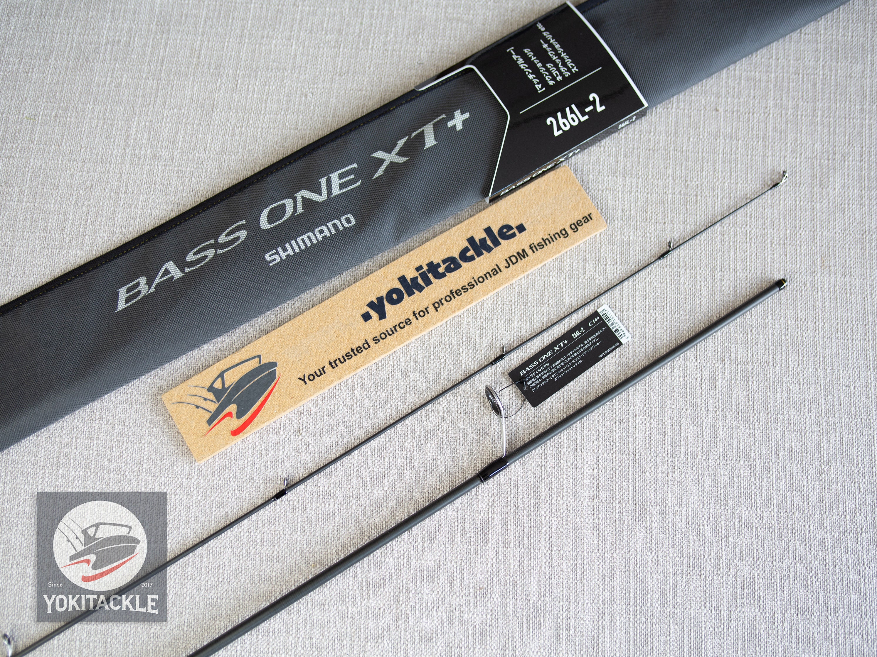 Shimano 23 BASSONE XT+ 266L-2 Spinning Rod for Bass