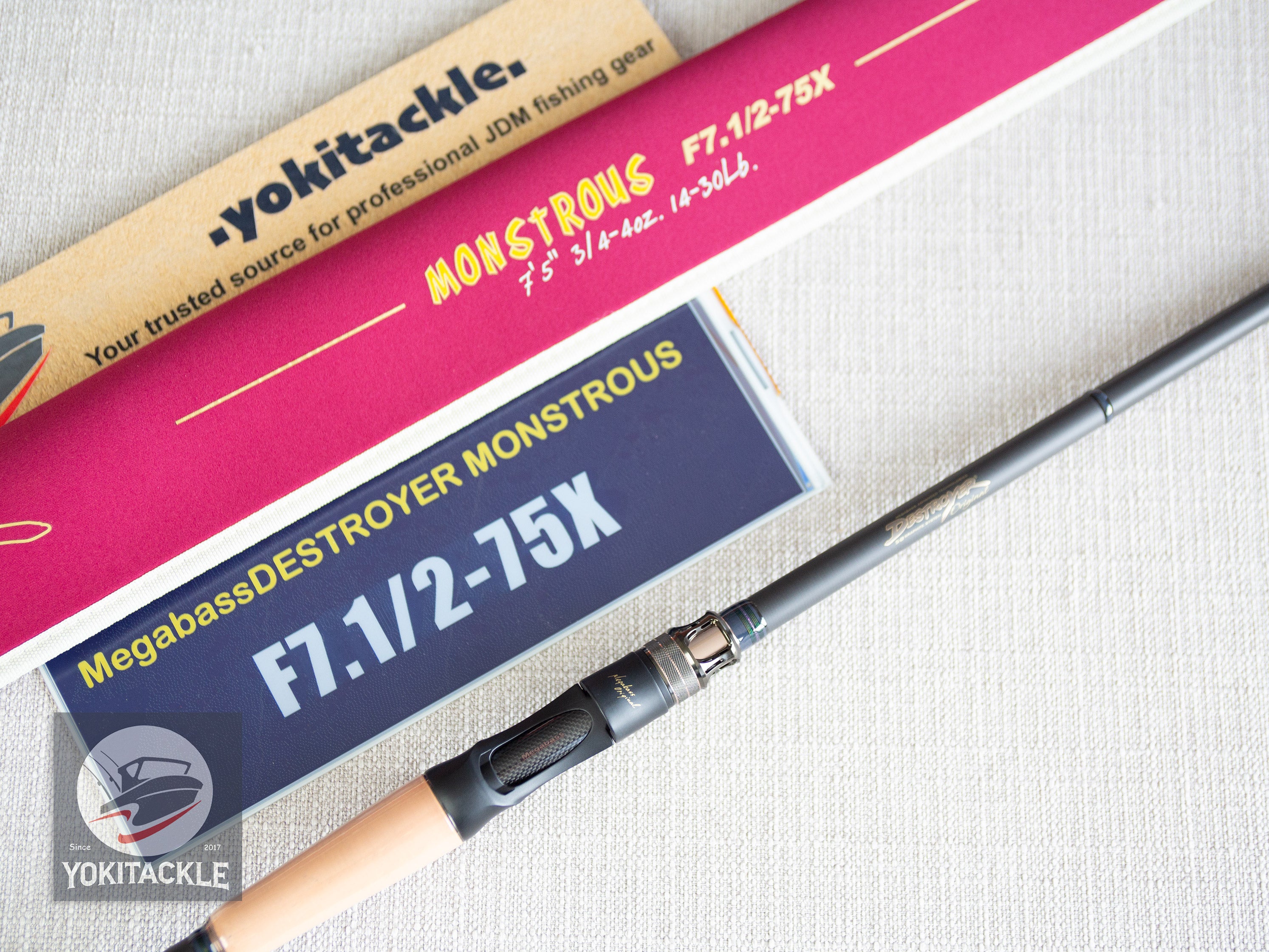 Megabass DESTROYER MONSTROUS F7.1/2-75X Baitcasting Rod