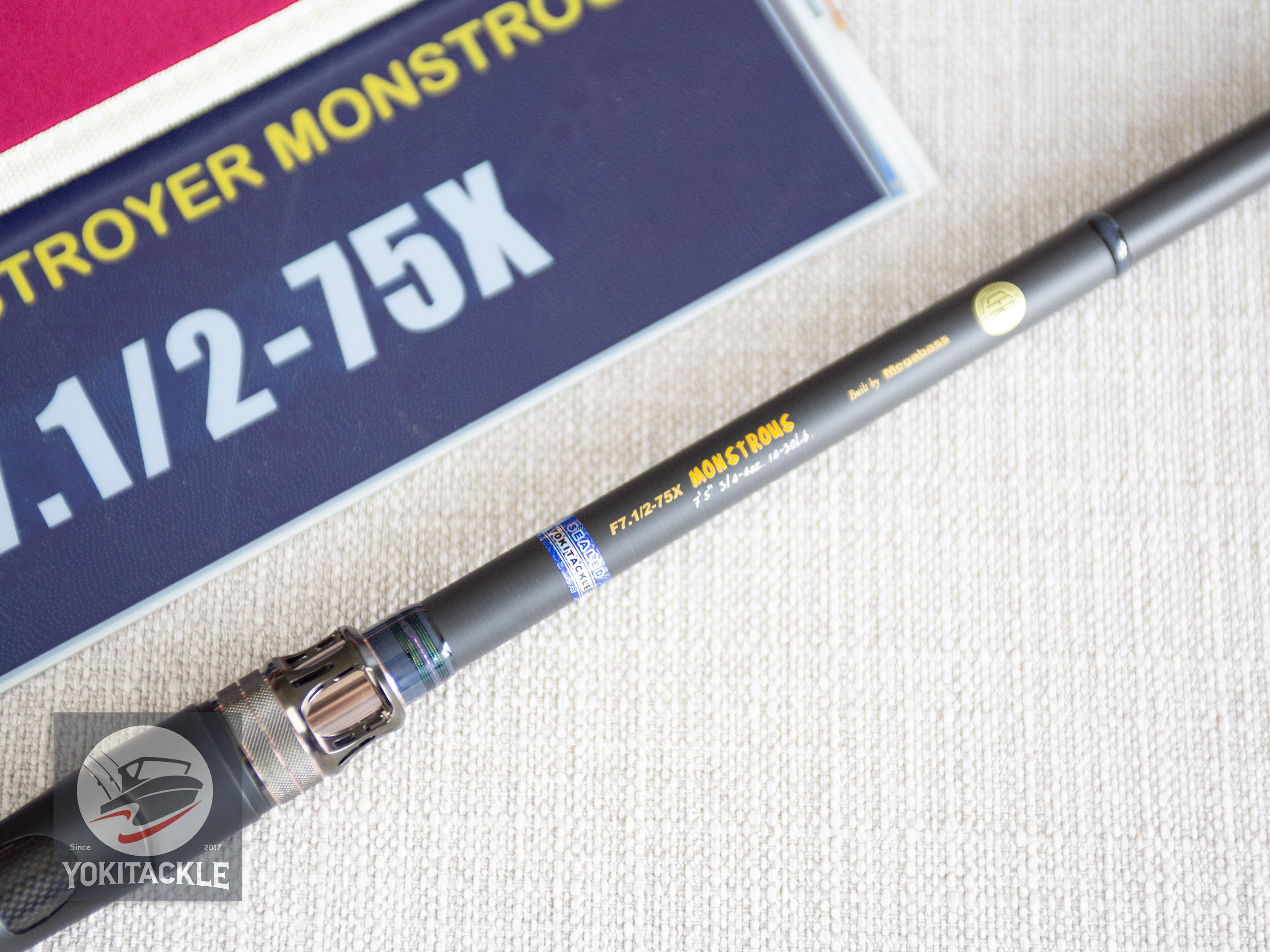 Megabass DESTROYER MONSTROUS F7.1/2-75X Baitcasting Rod