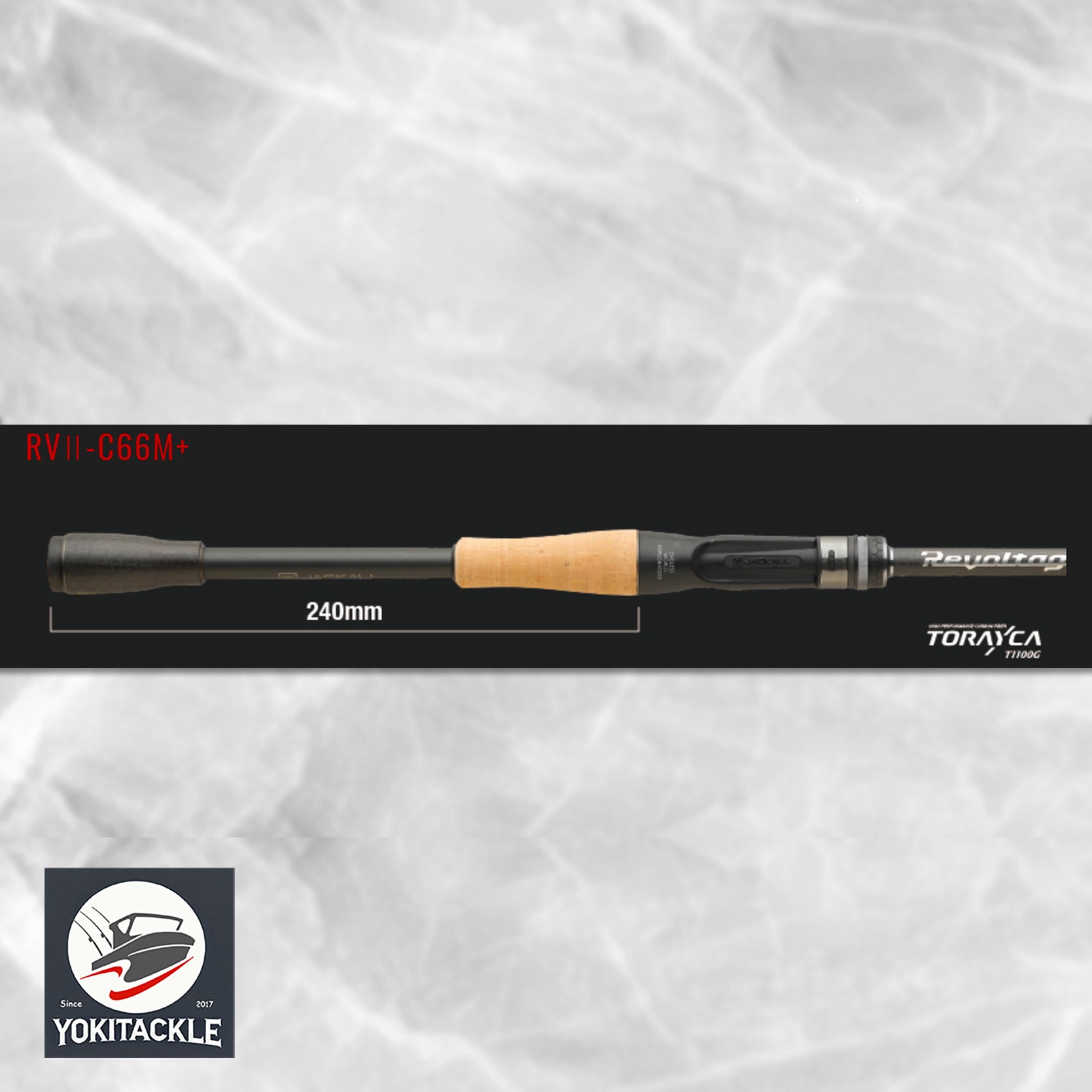 Jackall Revoltage RVII-C66M+ Baitcasting Rod Medium Heavy Bass Fishing