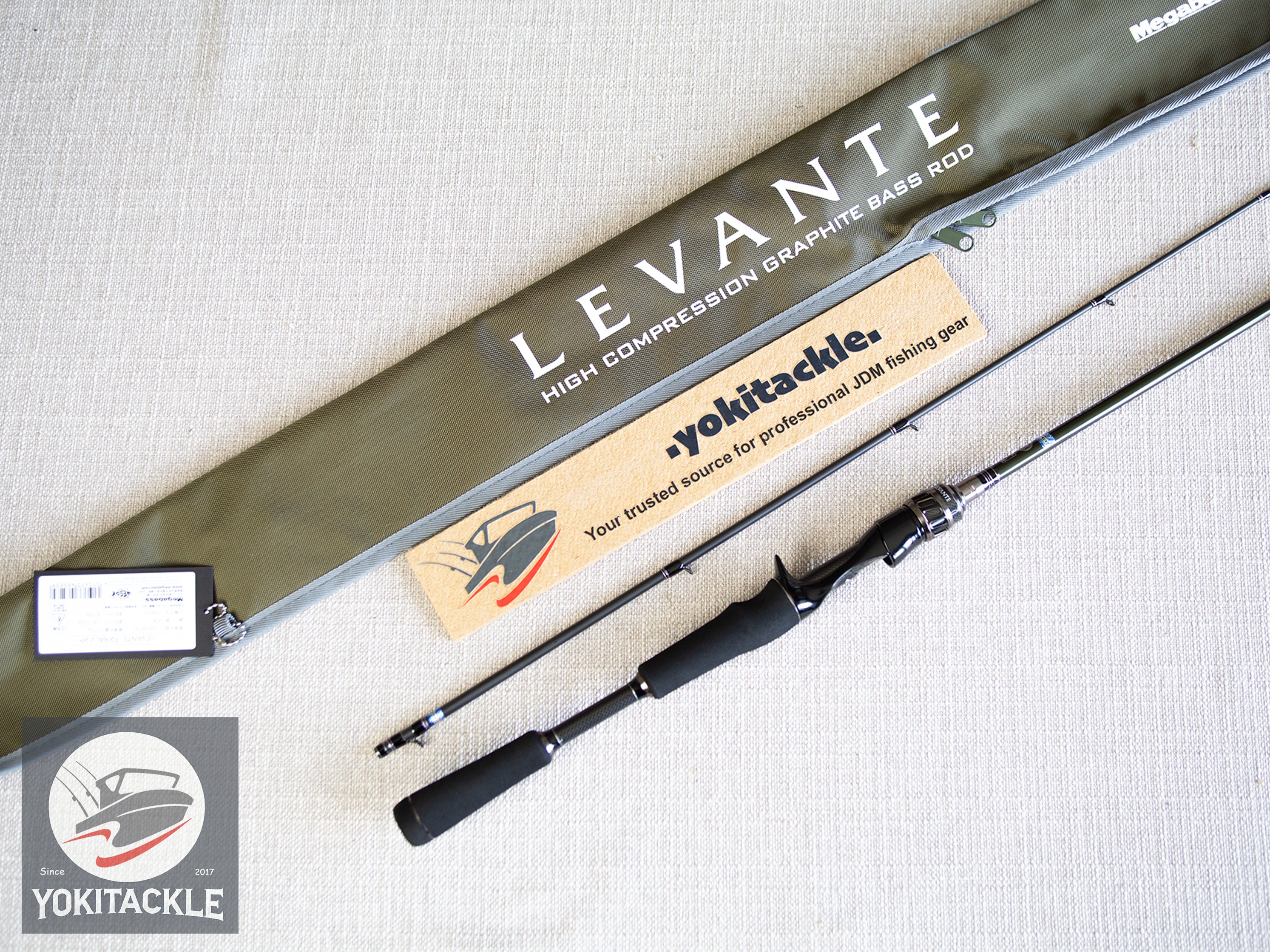 Megabass LEVANTE JP F2-64LV 2P Baitcasting Rod