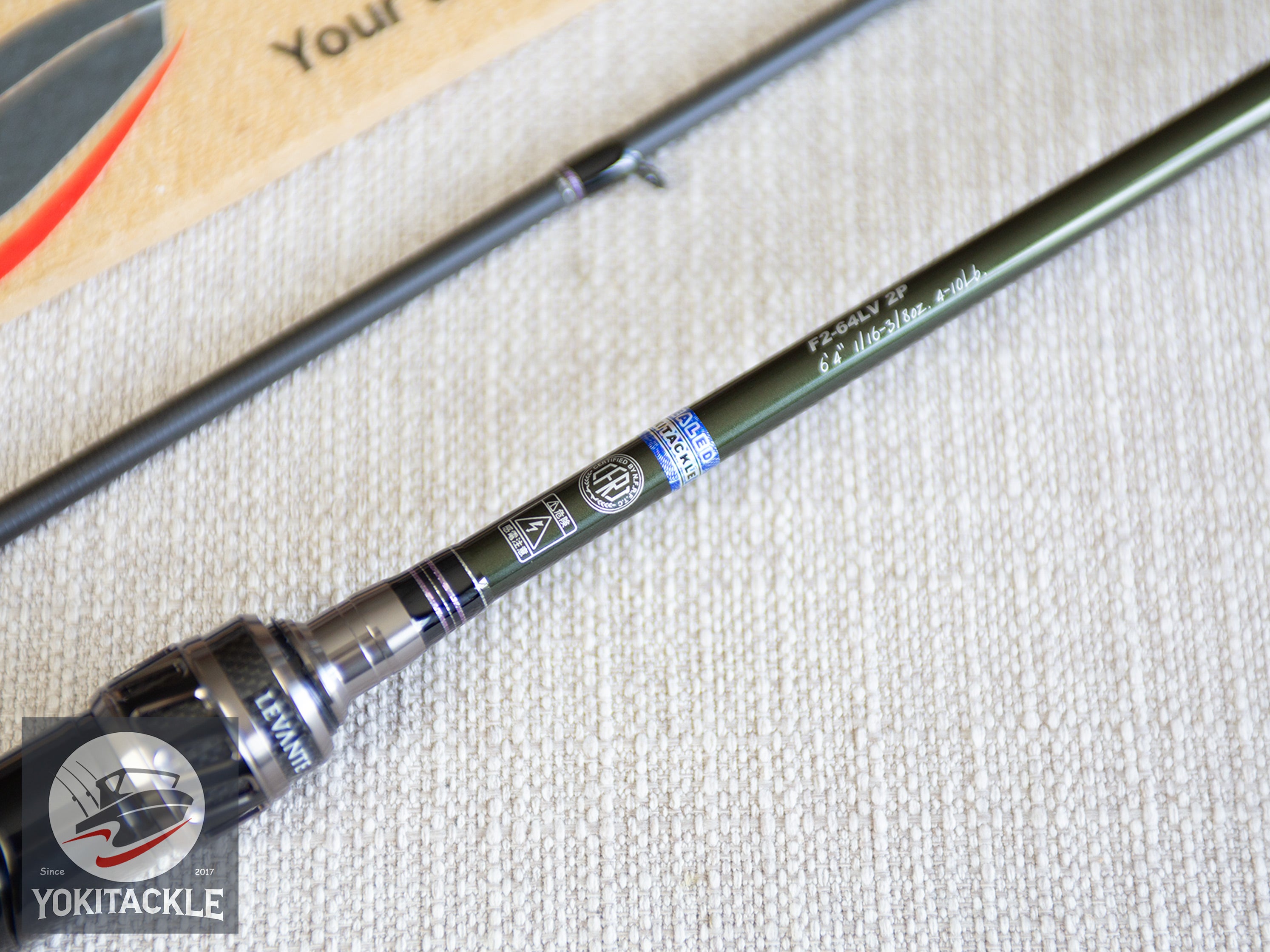 Megabass LEVANTE JP F2-64LV 2P Baitcasting Rod