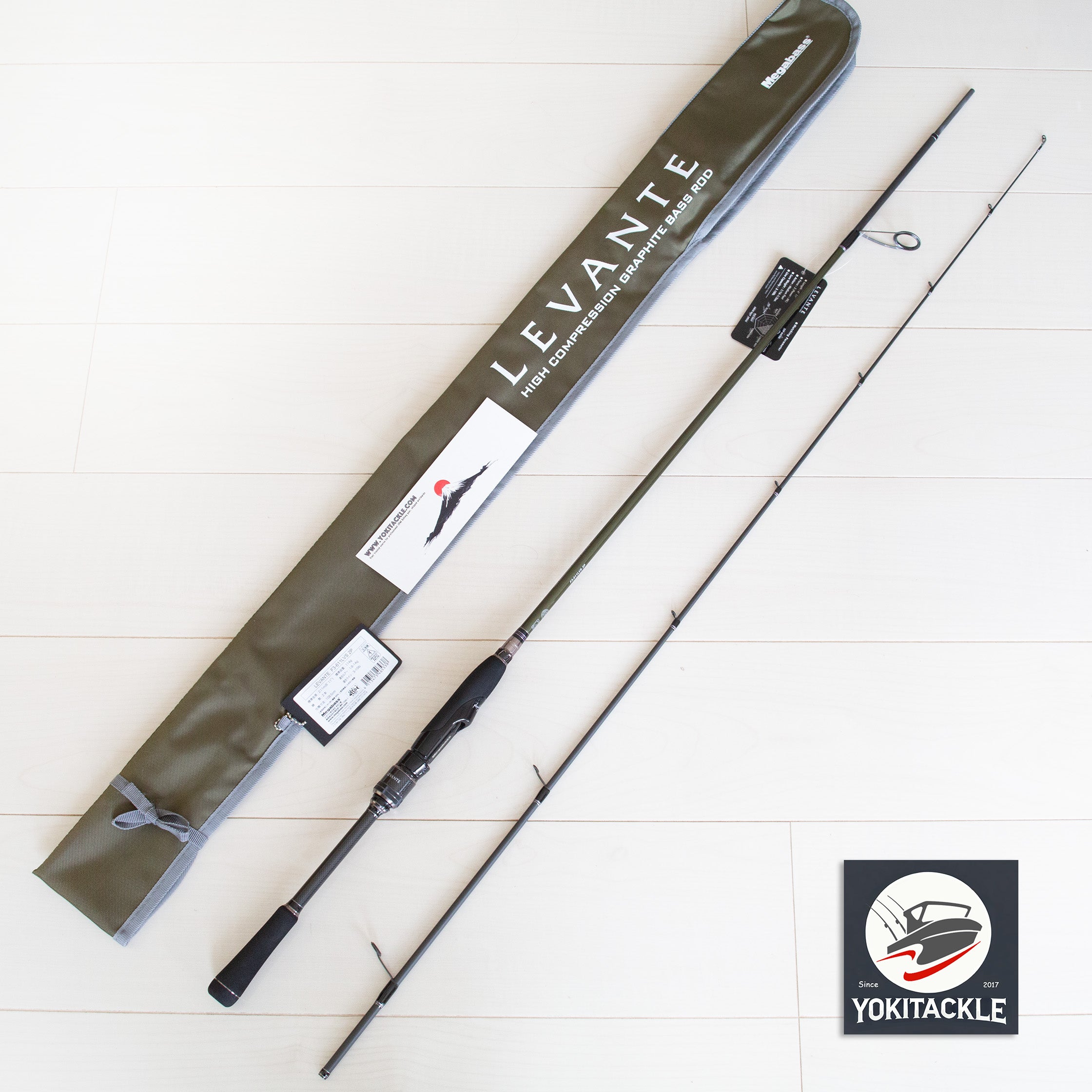 Megabass LEVANTE JP F3-611LVS 2P Spinning Rod
