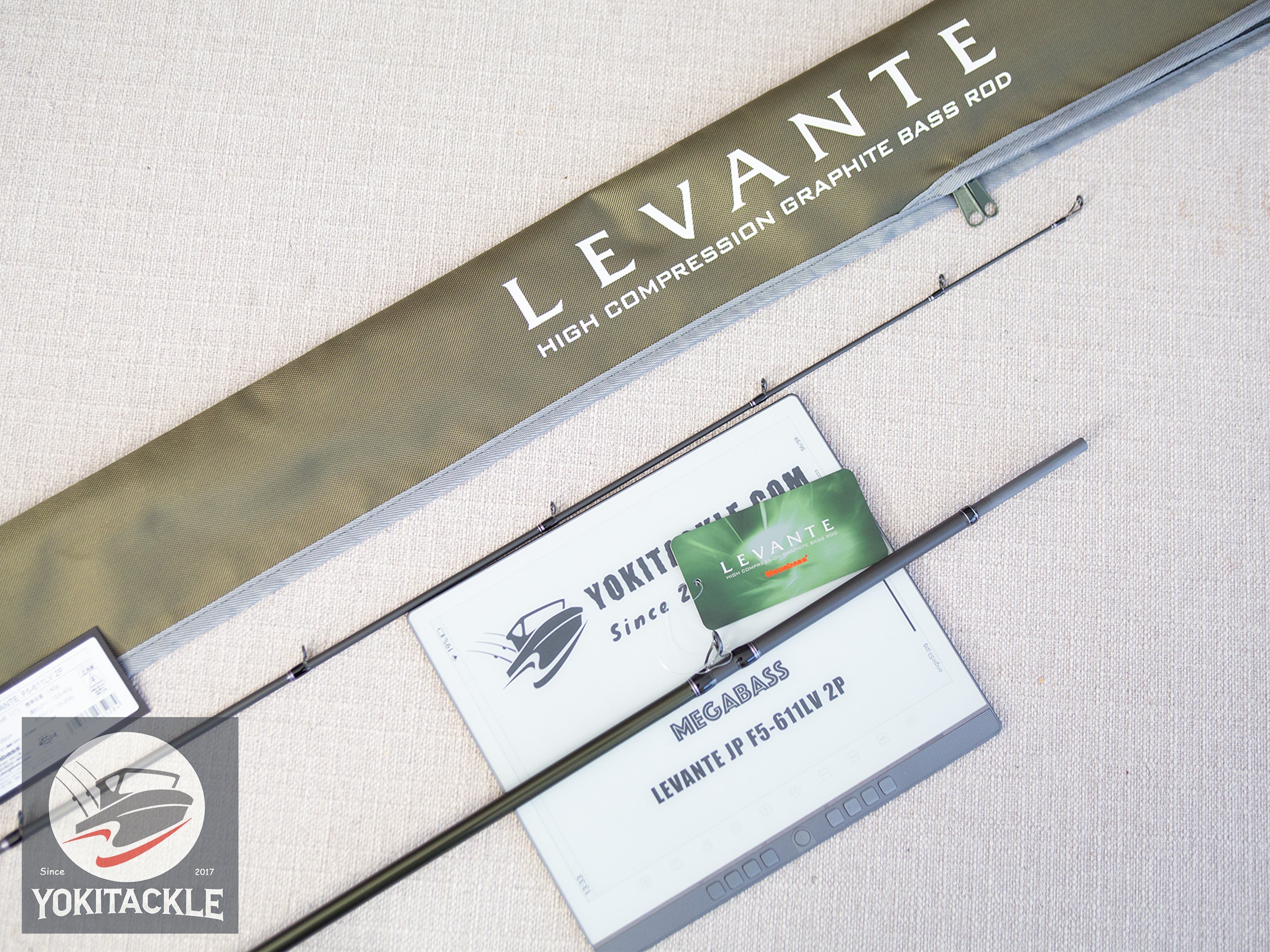 Megabass LEVANTE JP F3-611LVS 2P Spinning Rod