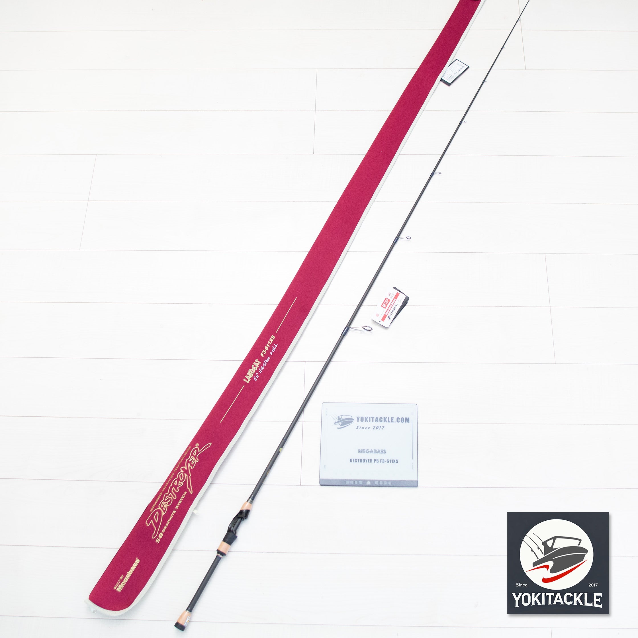 Megabass DESTROYER P5 F3-611XS LANDSAT Spinning Rod for Bass
