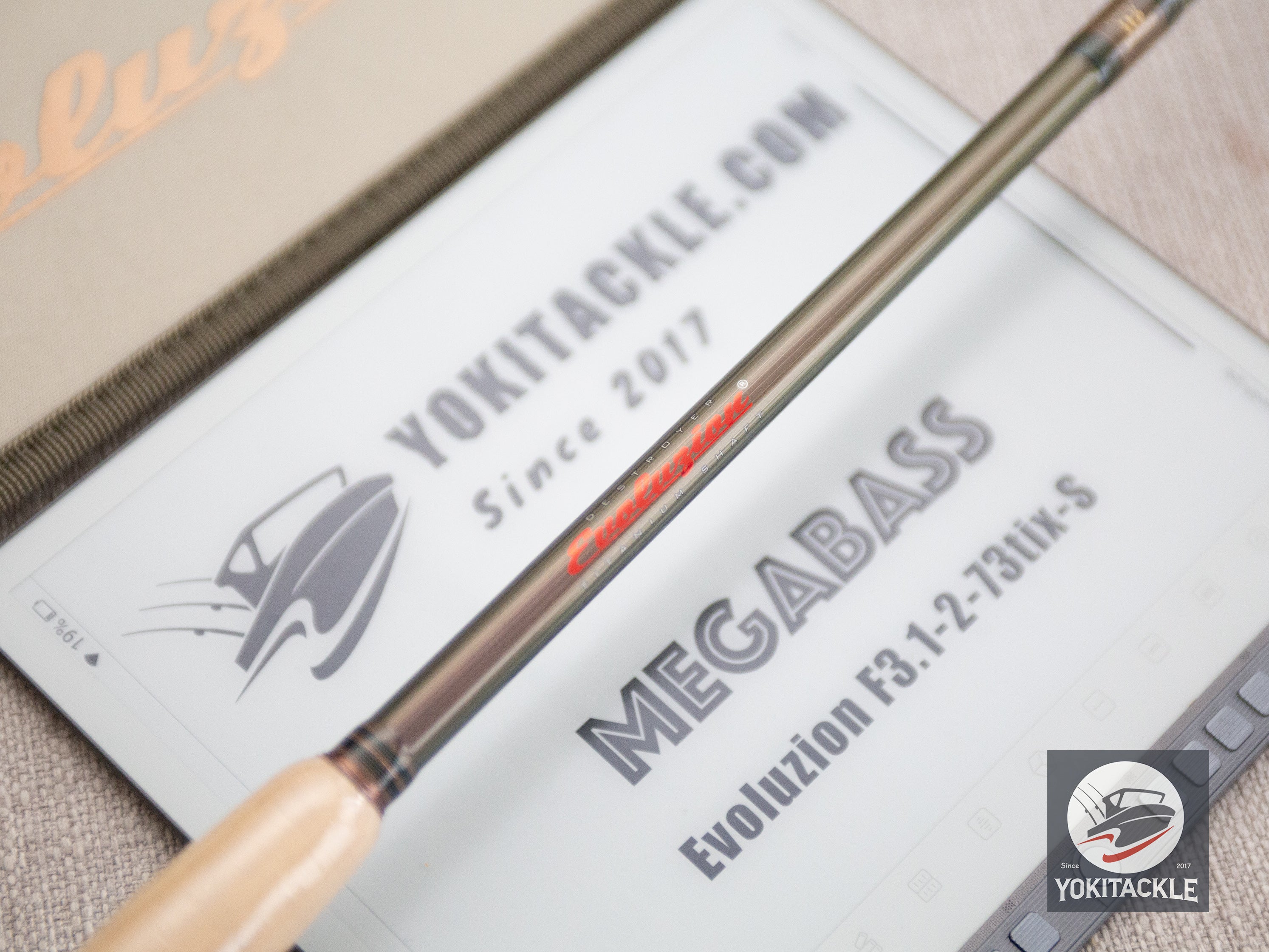 Megabass Evoluzion F3.1-2-73tix-S Bass Spinning Rod Titanium X Long Cast