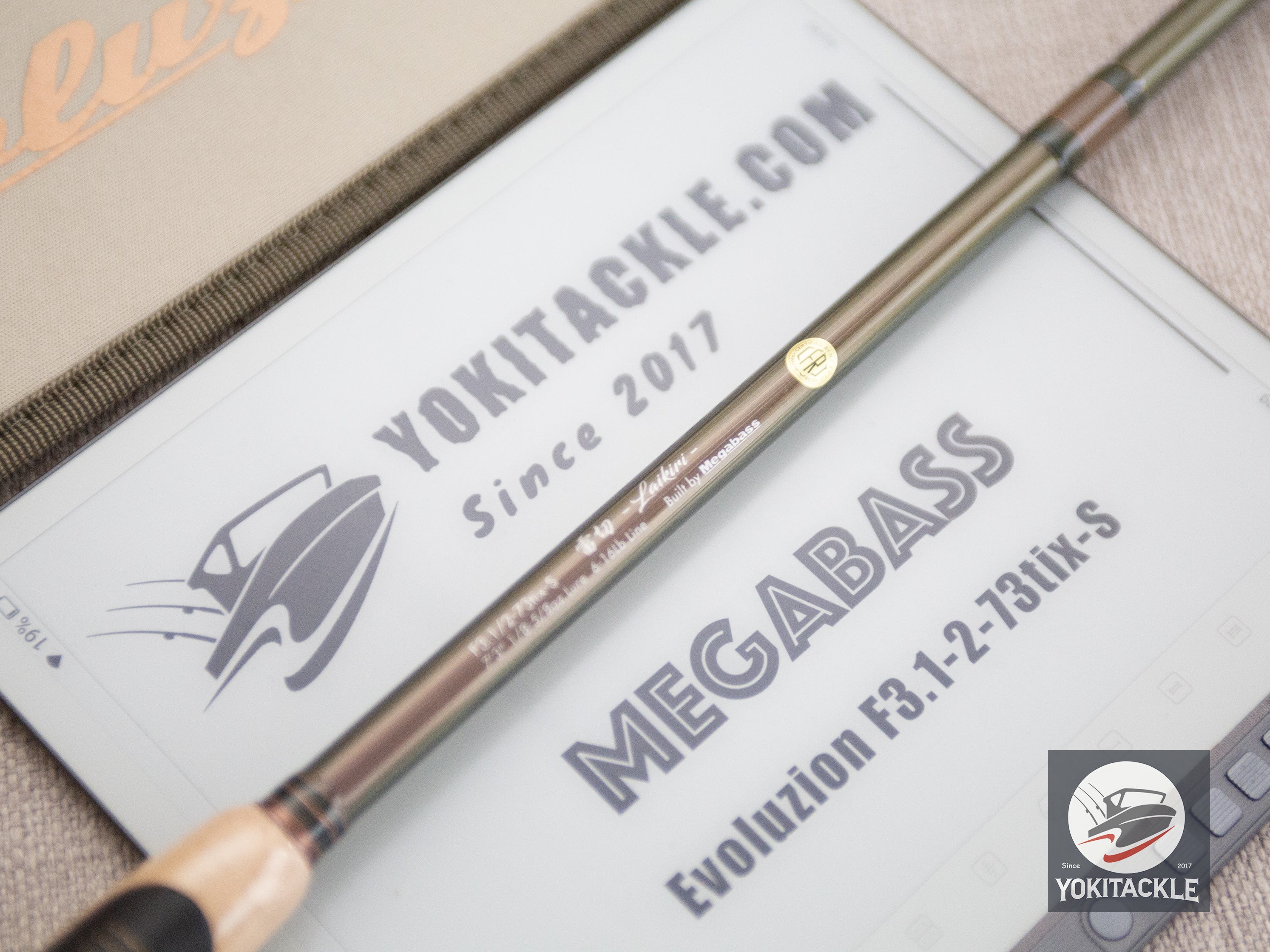 Megabass Evoluzion F3.1-2-73tix-S Bass Spinning Rod Titanium X Long Cast