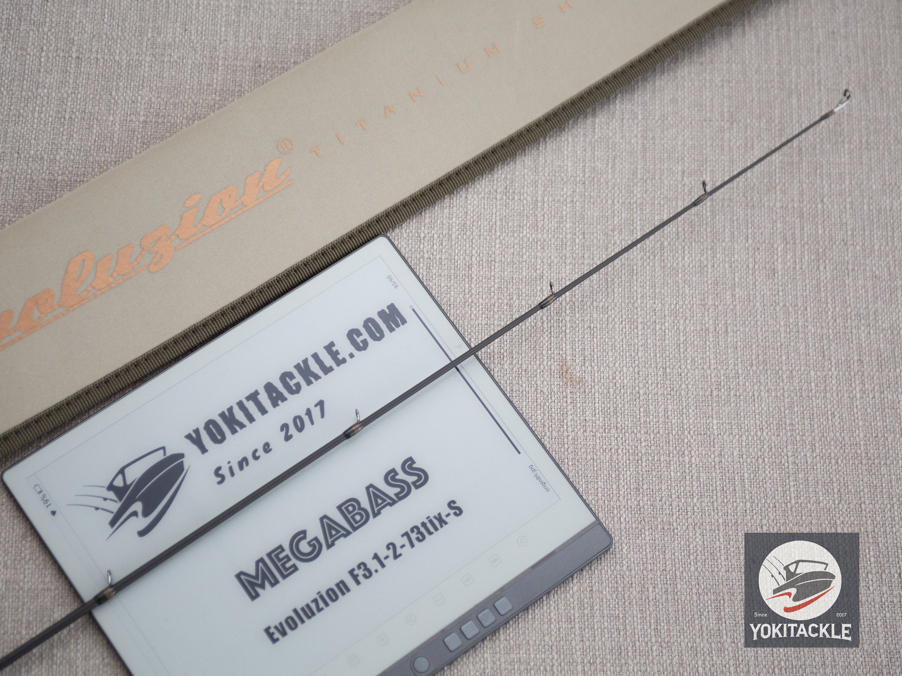 Megabass Evoluzion F3.1-2-73tix-S Bass Spinning Rod Titanium X Long Cast