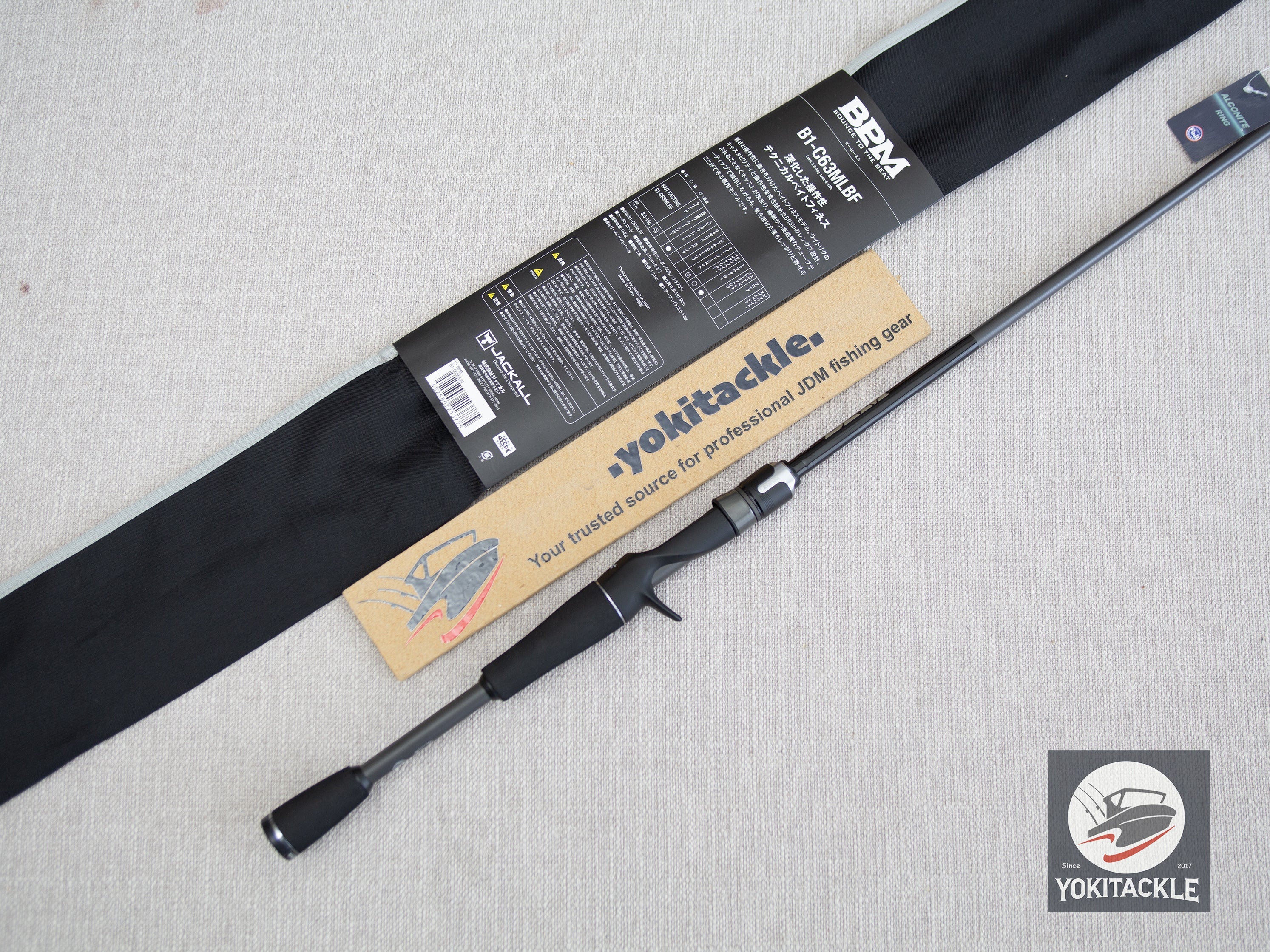 Jackall BPM B1-C63MLBF 1pc Baitcasting Rod BFS Finesse Bass Fishing