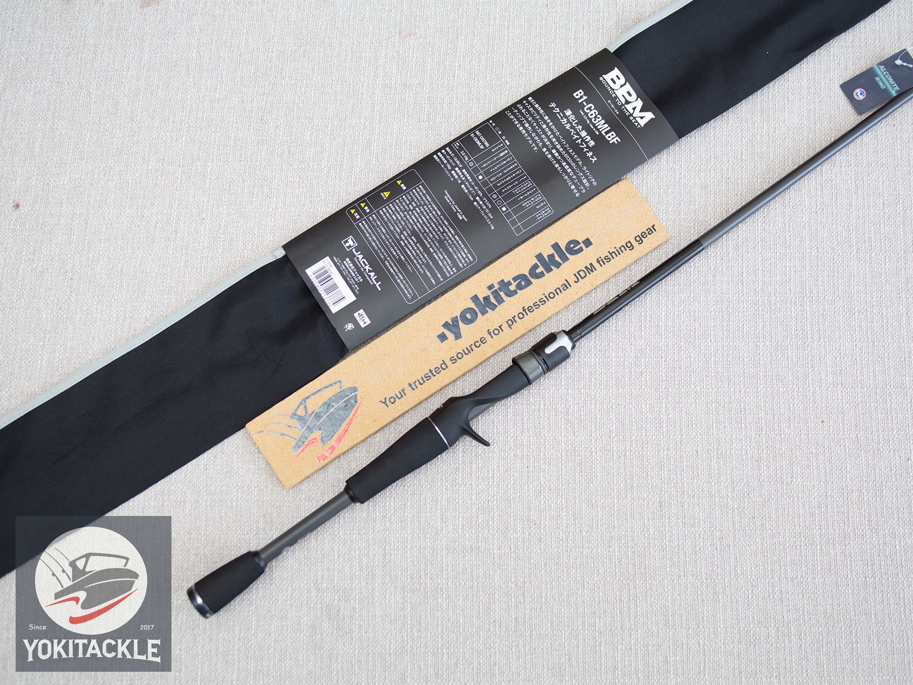 Jackall BPM B1-C63MLBF 1pc Baitcasting Rod BFS Finesse Bass Fishing