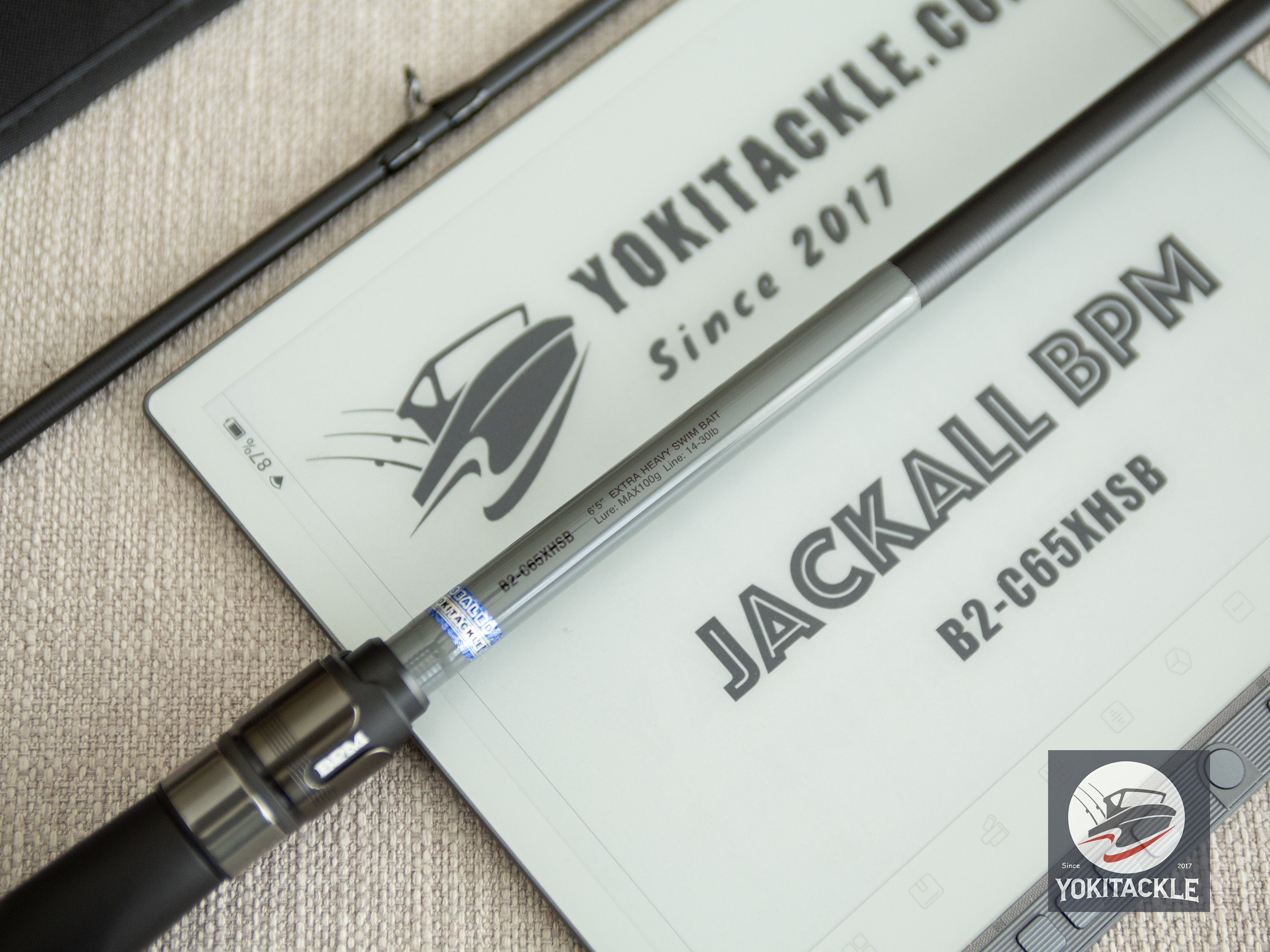 Jackall BPM B2-C65XHSB 2pc Baitcasting Rod Extra Heavy Swim Bait Bass