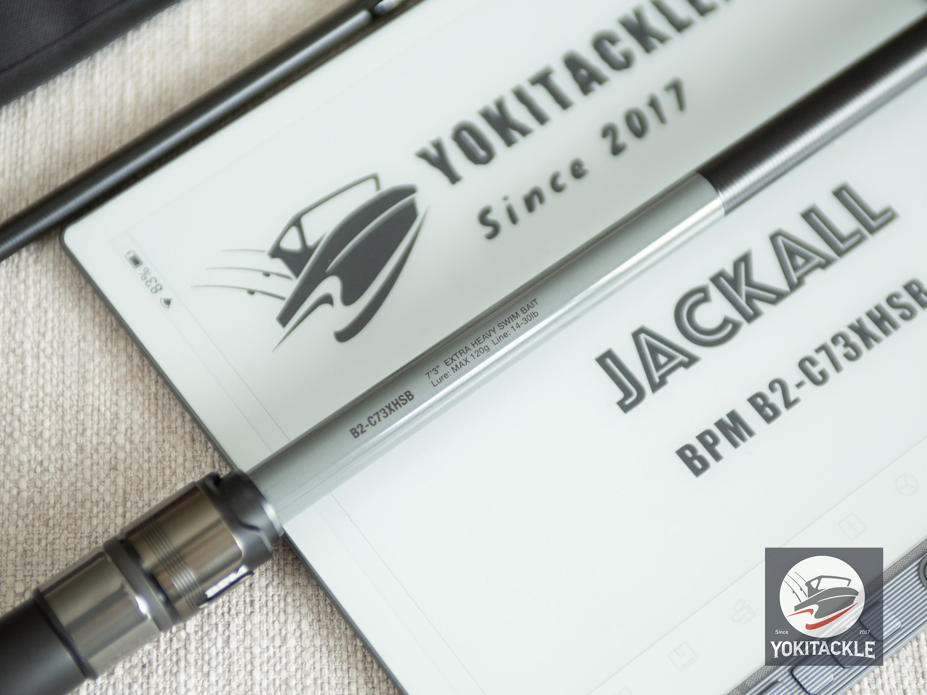 Jackall BPM B2-C73XHSB 2pc Baitcasting Rod Extra Heavy Swim Bait Bass