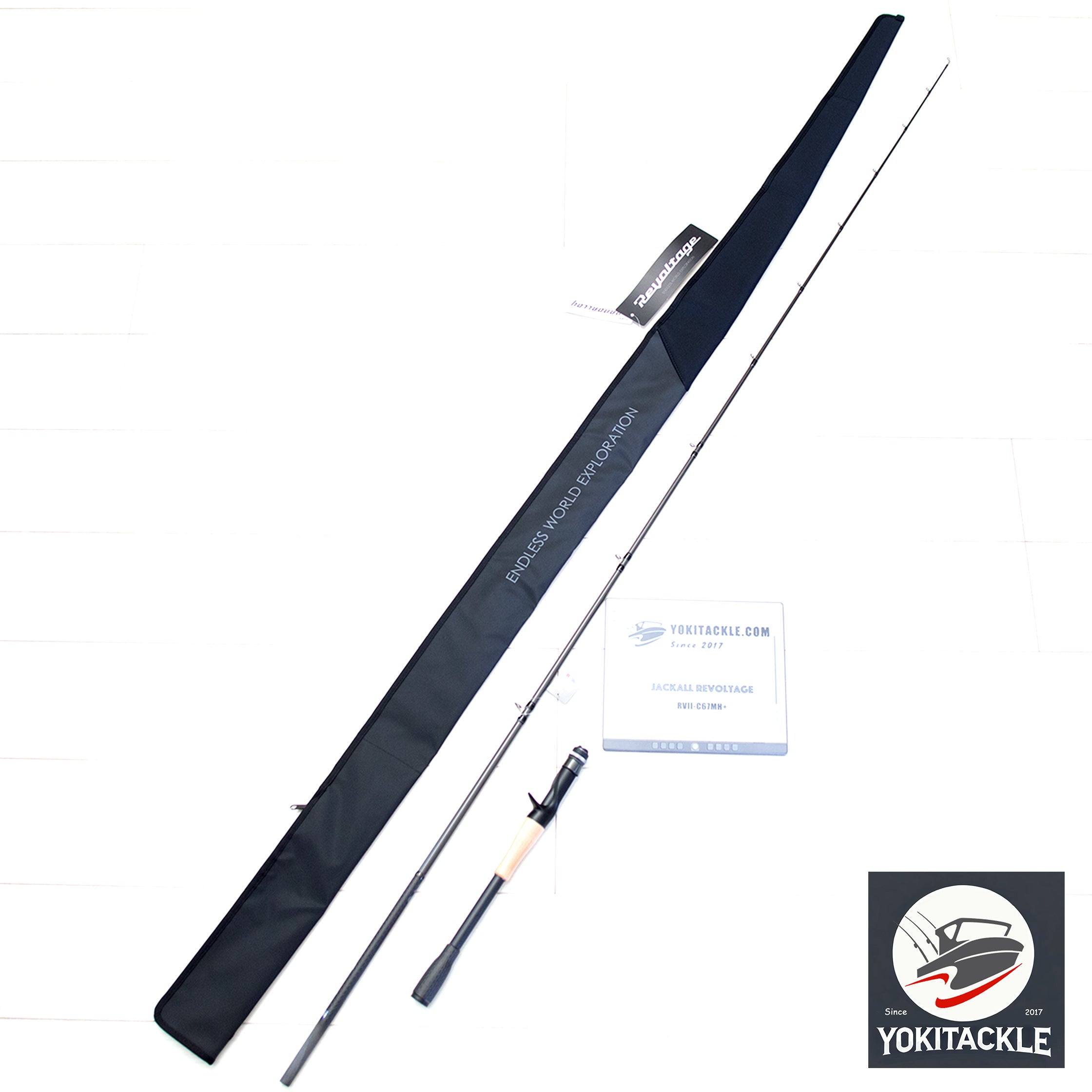 Jackall Revoltage RVII-C67MH+ Baitcasting Rod Heavy Cover Bass Fishing