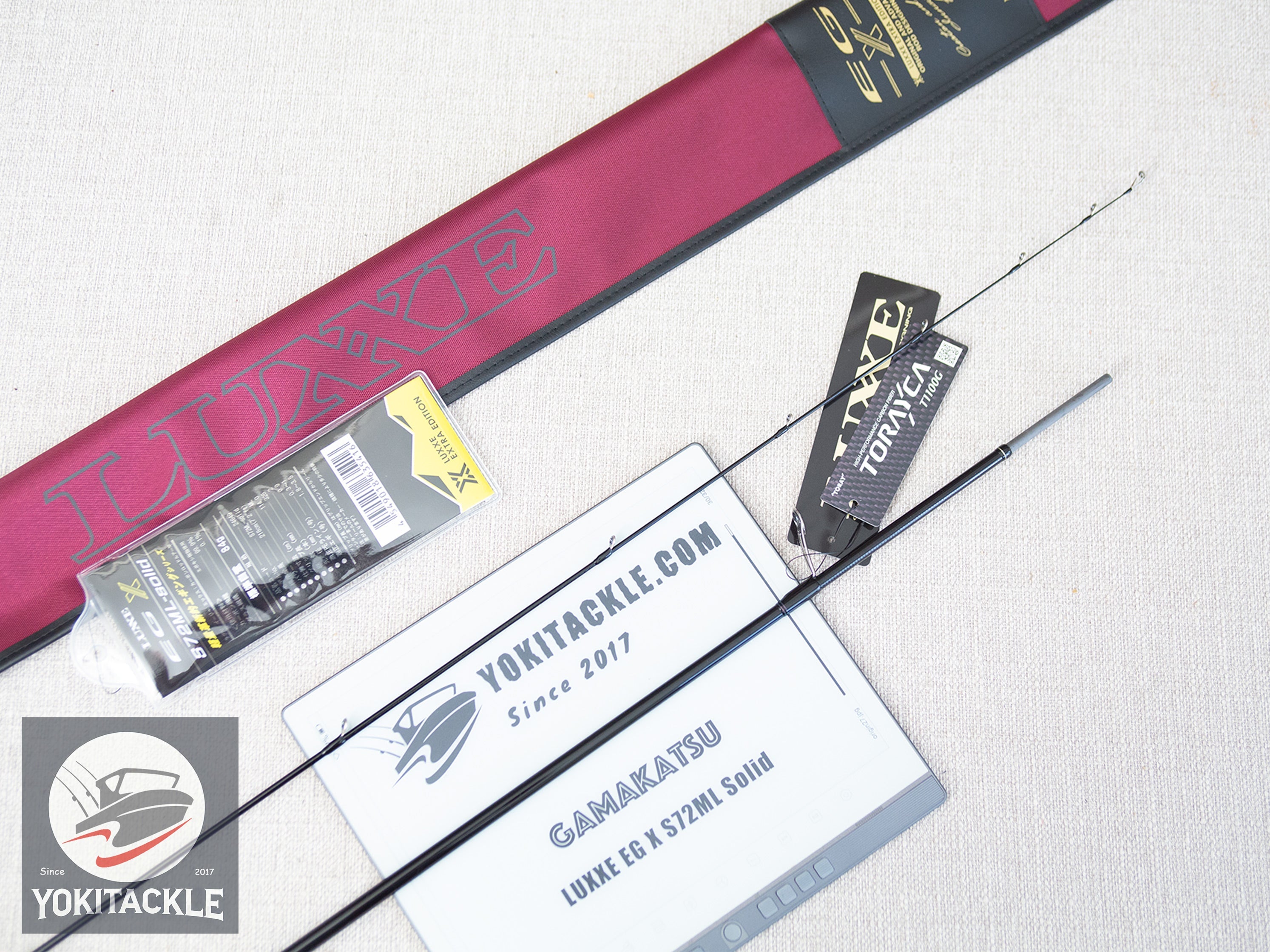 Gamakatsu LUXXE EG X S72ML Solid Eging Rod Squid Fishing Light Game Model