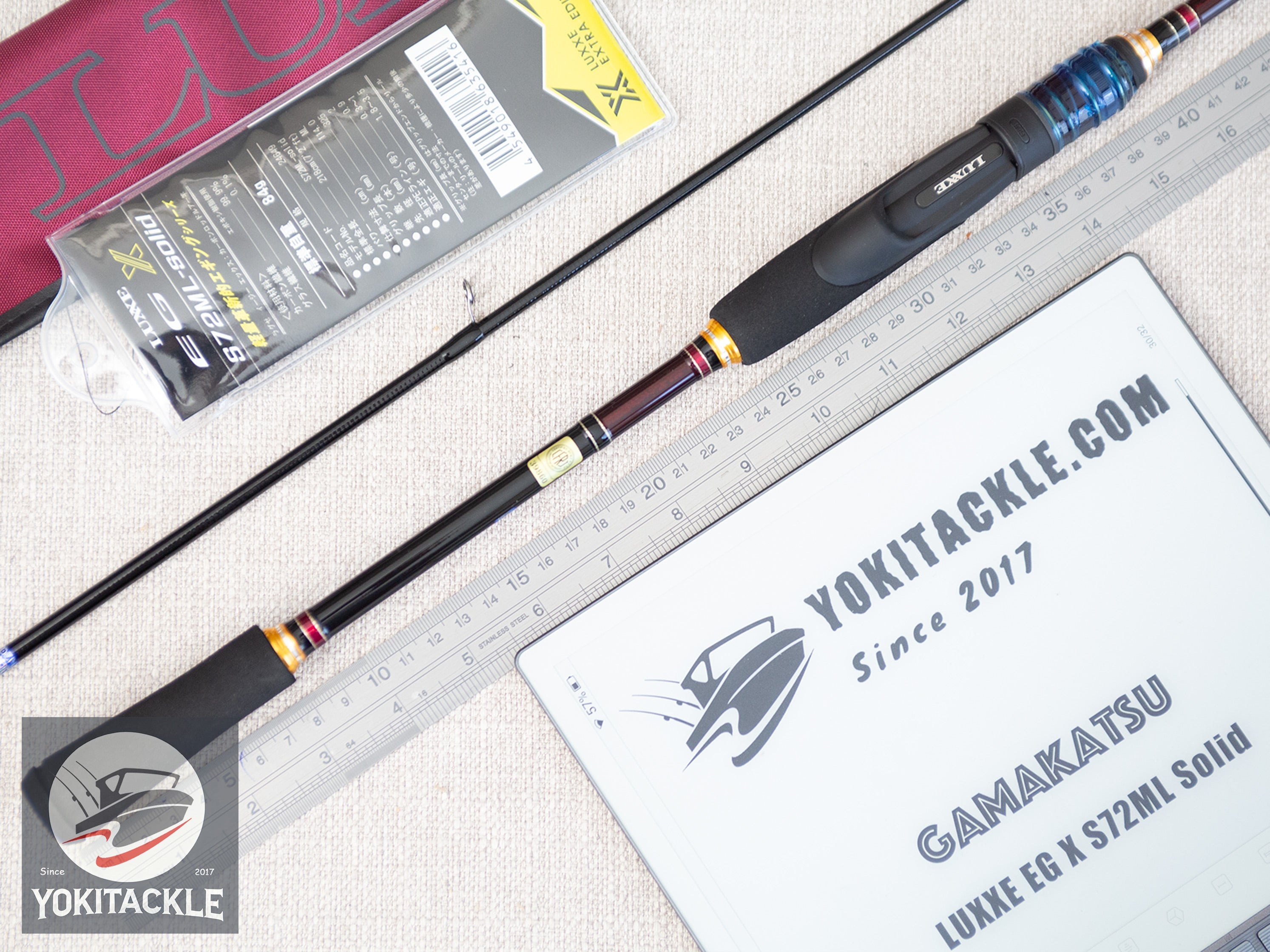 Gamakatsu LUXXE EG X S72ML Solid Eging Rod Squid Fishing Light Game Model
