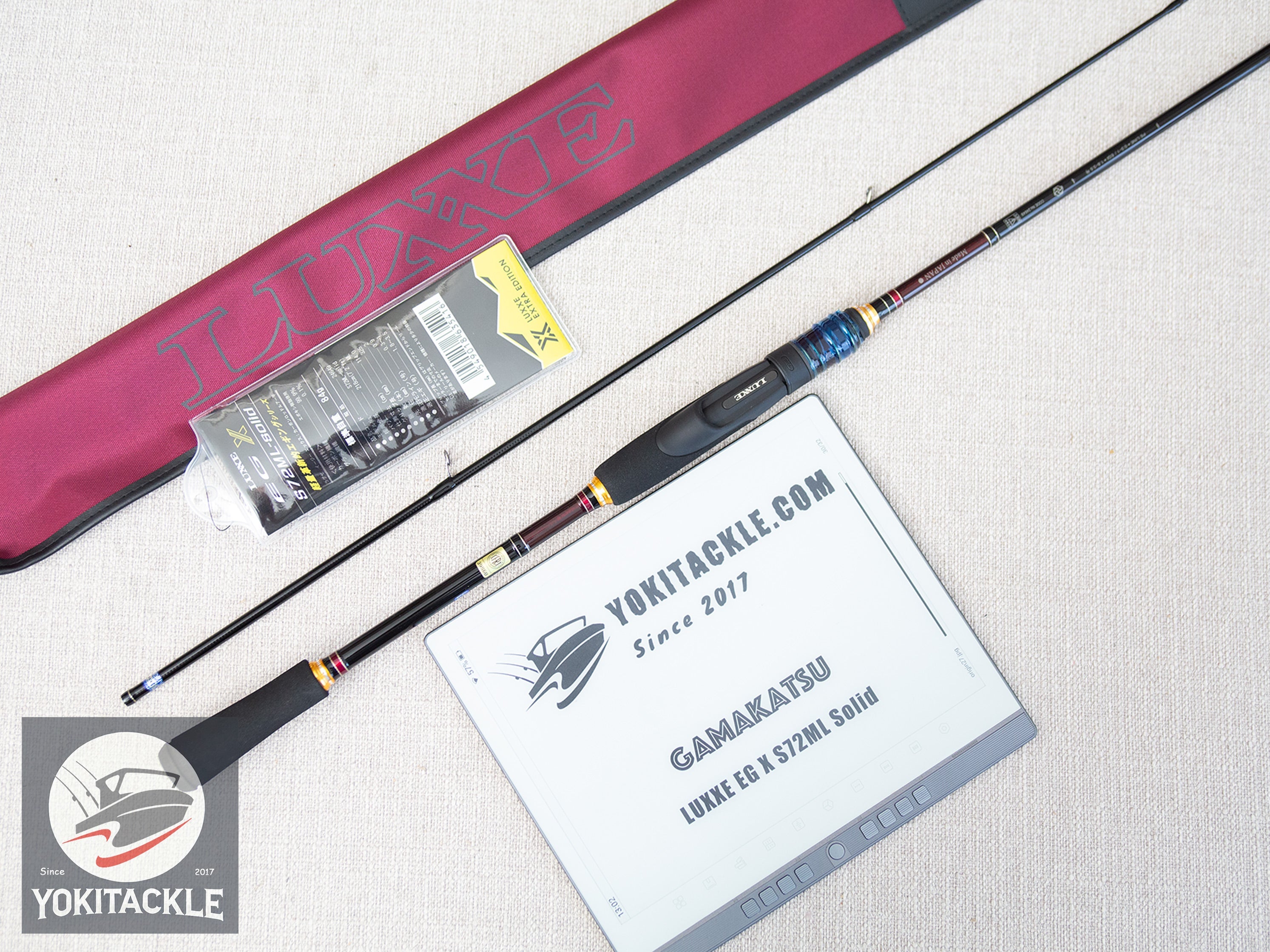 Gamakatsu LUXXE EG X S72ML Solid Eging Rod Squid Fishing Light Game Model