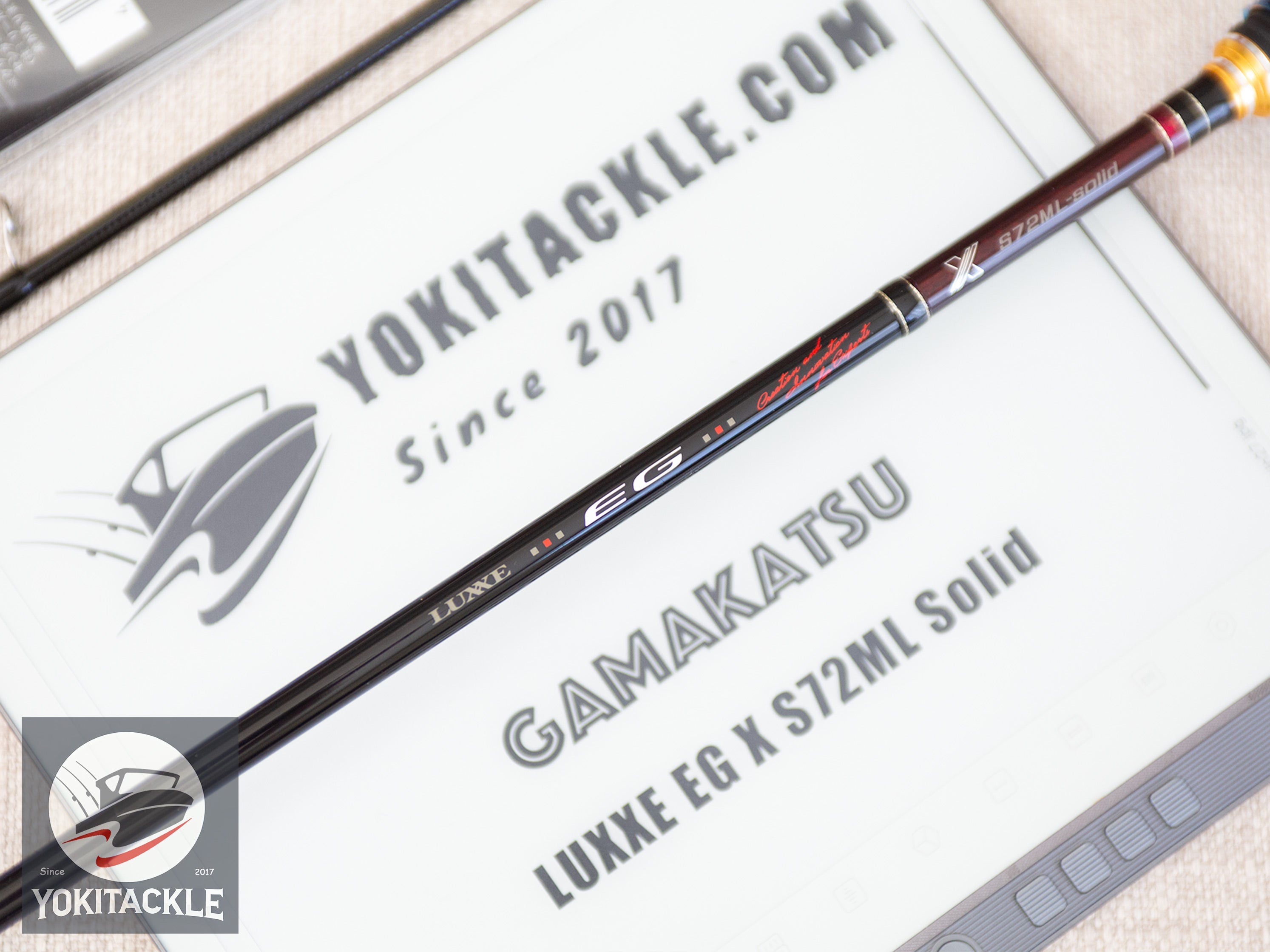 Gamakatsu LUXXE EG X S72ML Solid Eging Rod Squid Fishing Light Game Model