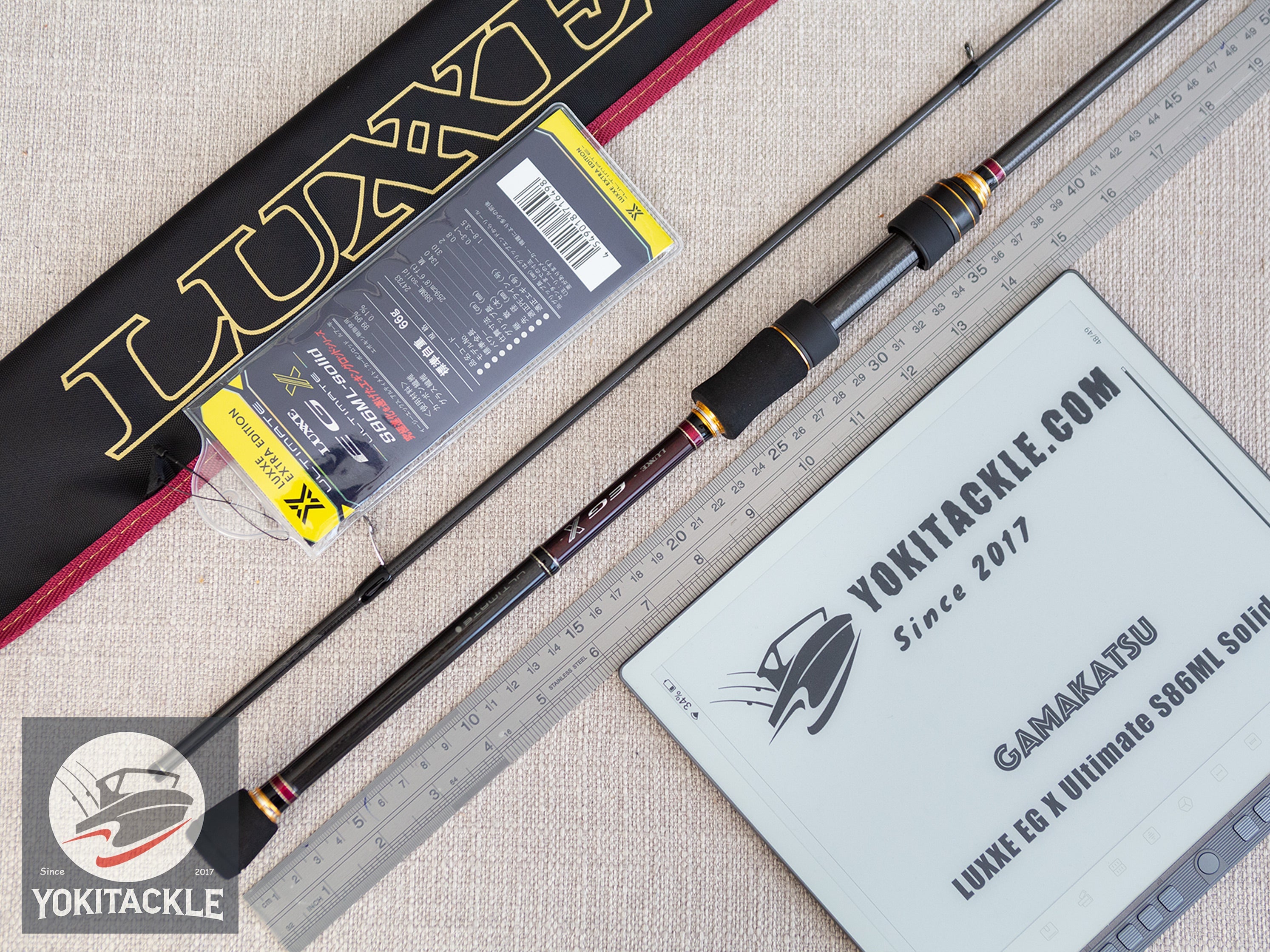 Gamakatsu LUXXE EG X Ultimate S86ML Solid Eging Rod Squid Fishing Long Casting