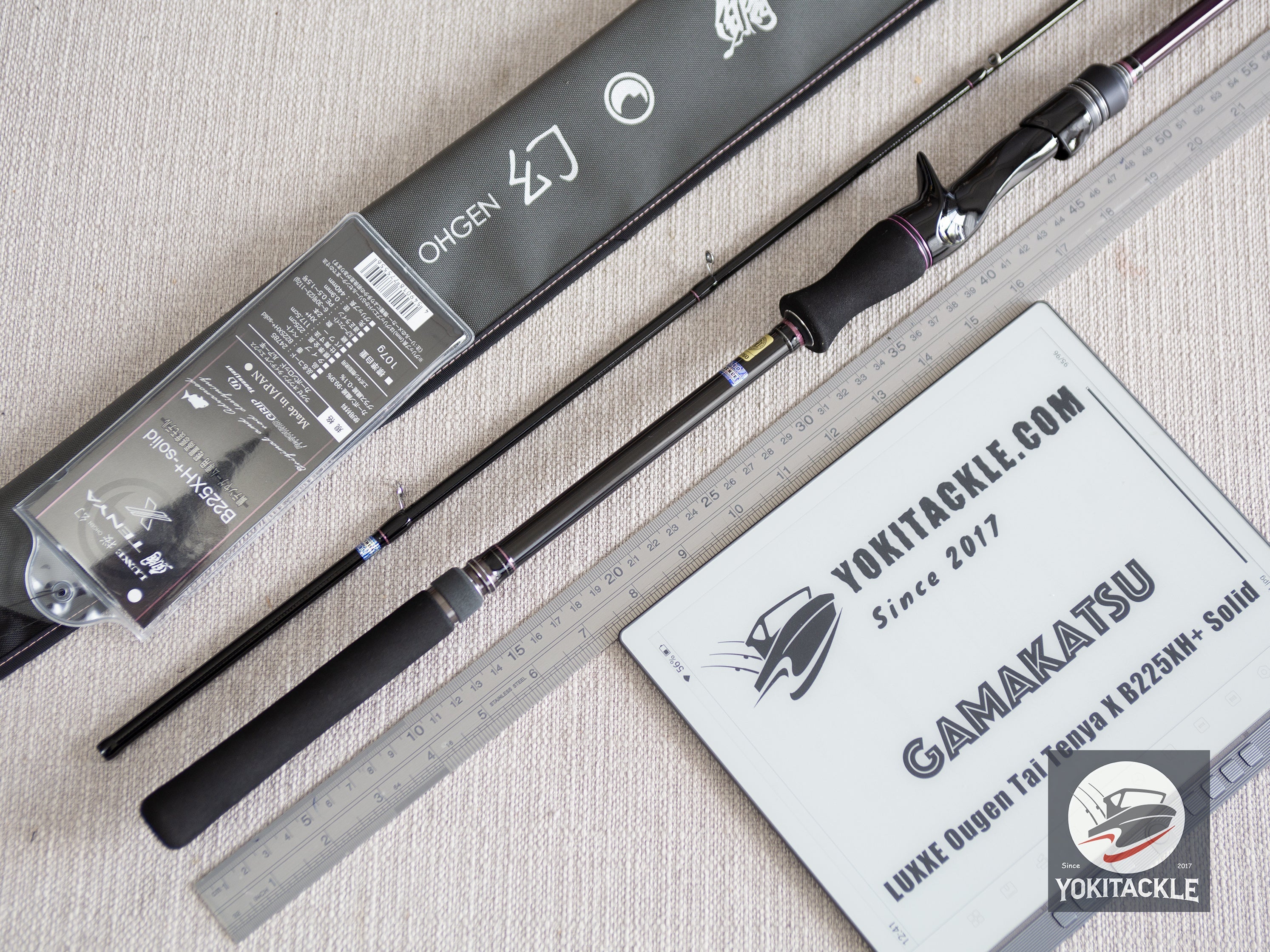 Gamakatsu LUXXE Ougen Tai Tenya X B225XH+ Solid Madai 桜幻 鯛 Boat Rod
