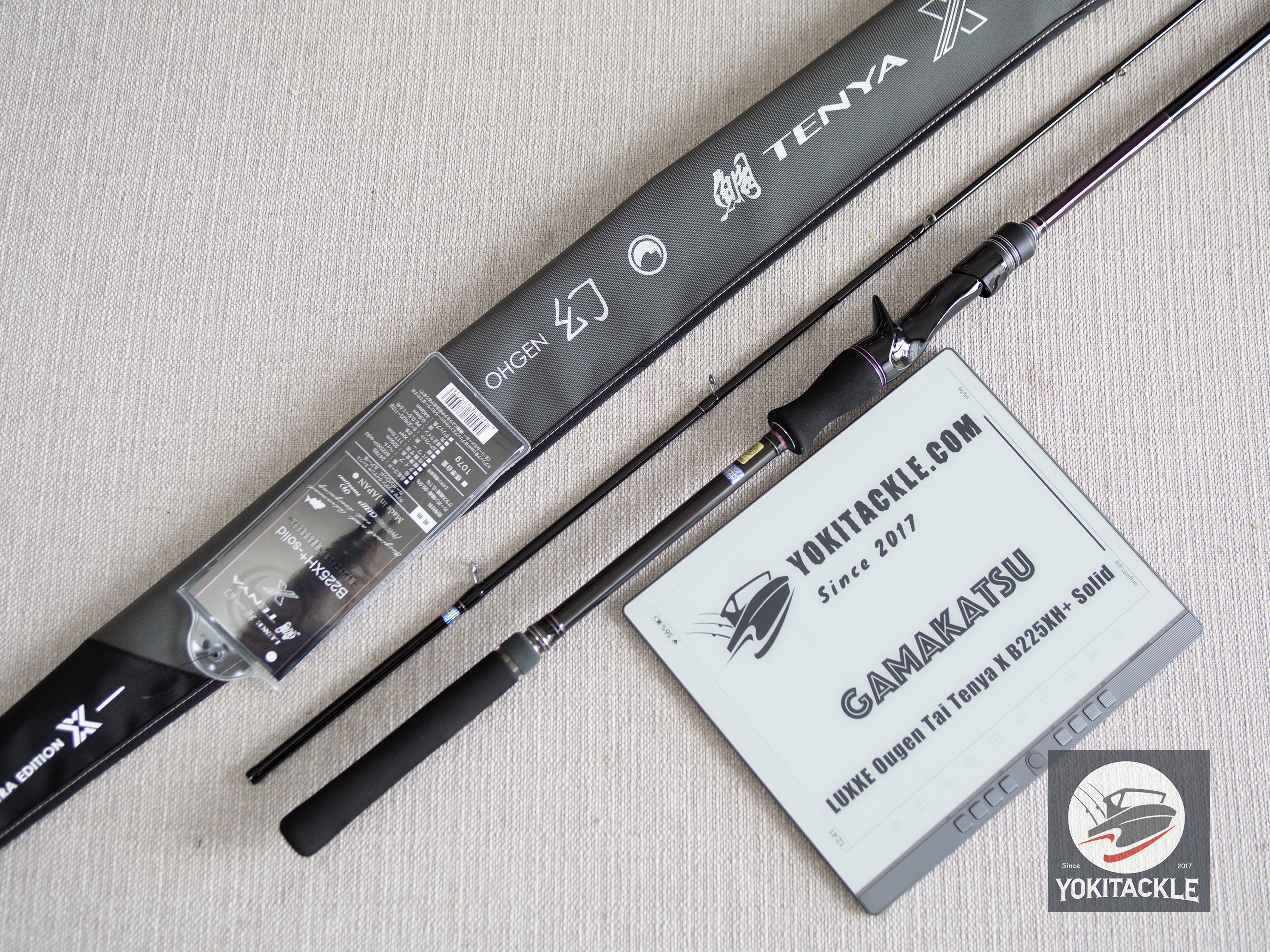 Gamakatsu LUXXE Ougen Tai Tenya X B225XH+ Solid Madai 桜幻 鯛 Boat Rod