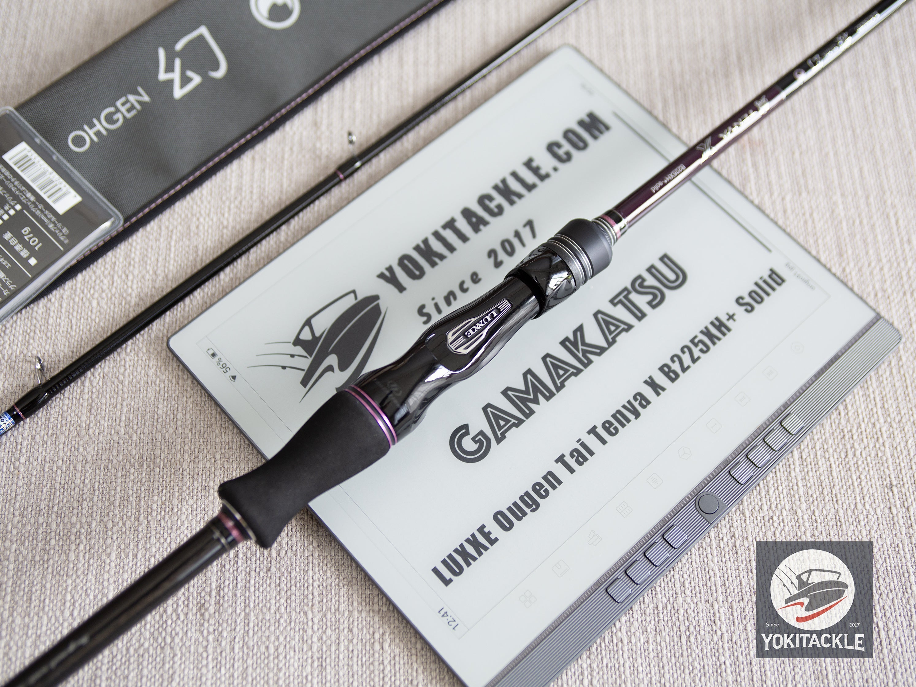 Gamakatsu LUXXE Ougen Tai Tenya X B225XH+ Solid Madai 桜幻 鯛 Boat Rod