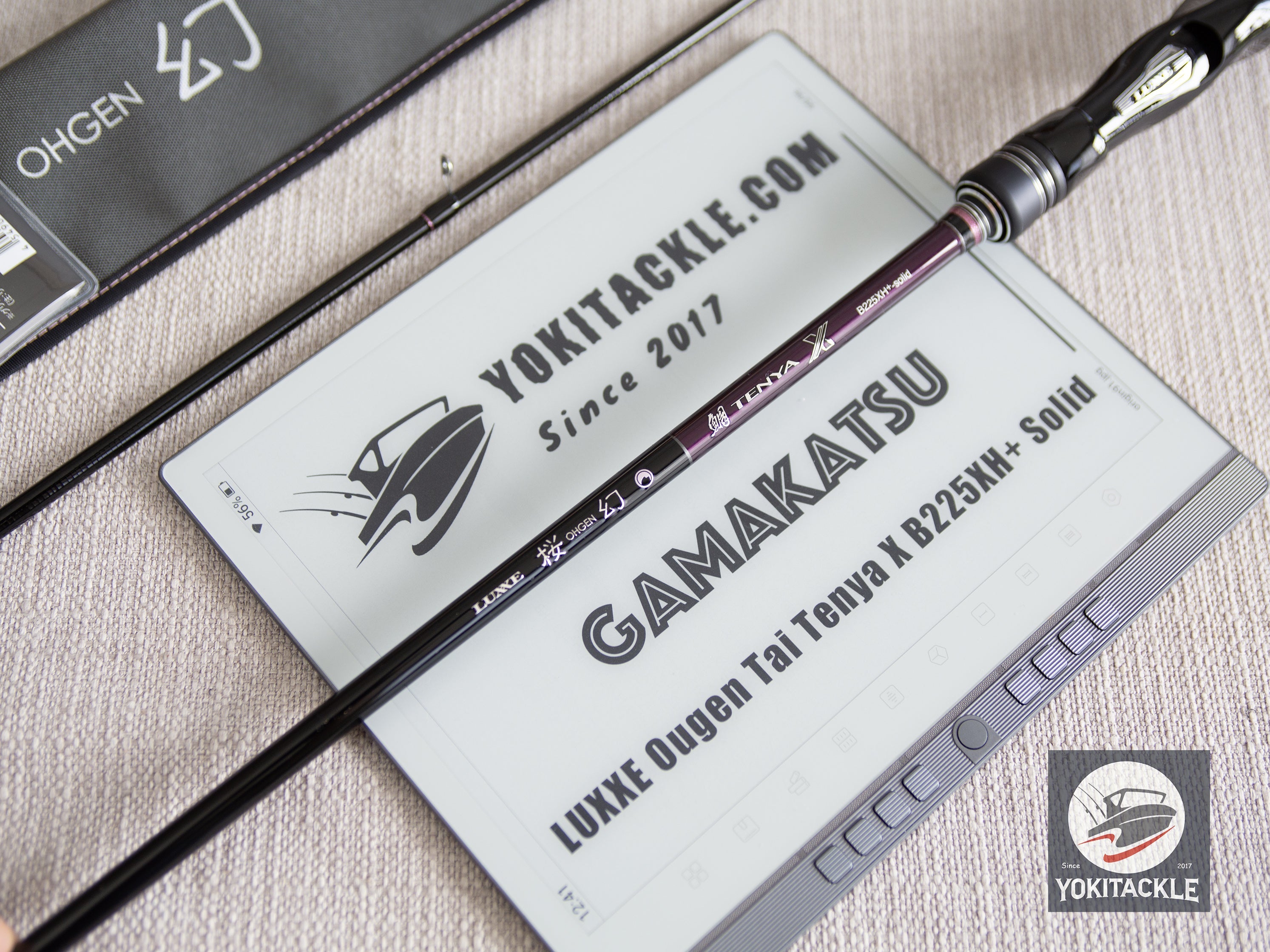 Gamakatsu LUXXE Ougen Tai Tenya X B225XH+ Solid Madai 桜幻 鯛 Boat Rod