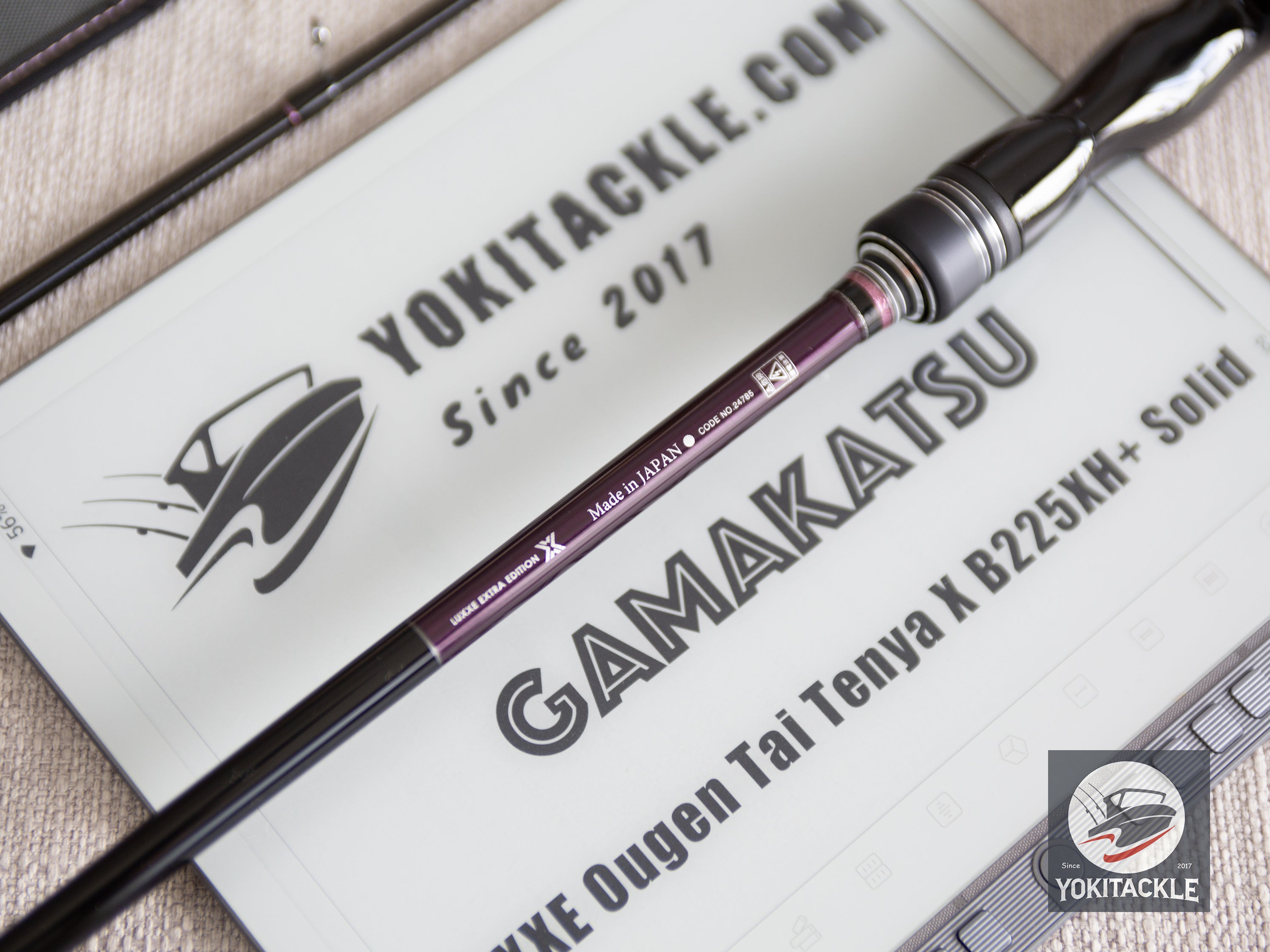 Gamakatsu LUXXE Ougen Tai Tenya X B225XH+ Solid Madai 桜幻 鯛 Boat Rod