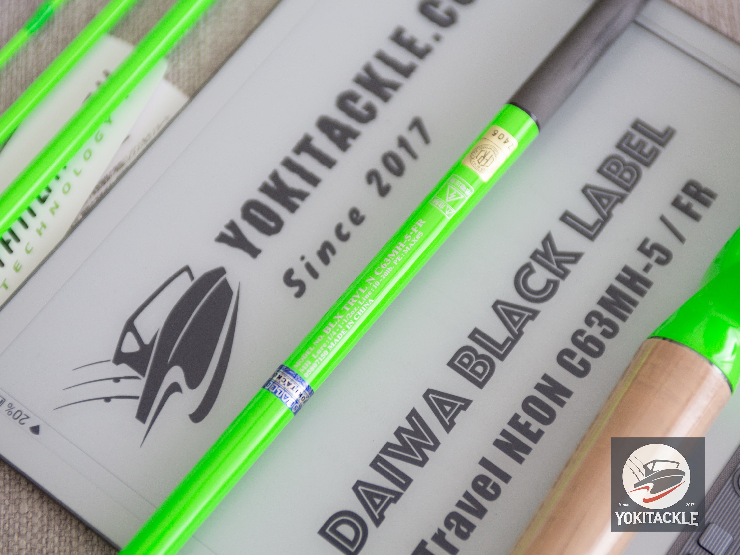 Daiwa BLACK LABEL Travel NEON C63MH-5 / FR Baitcasting Rod