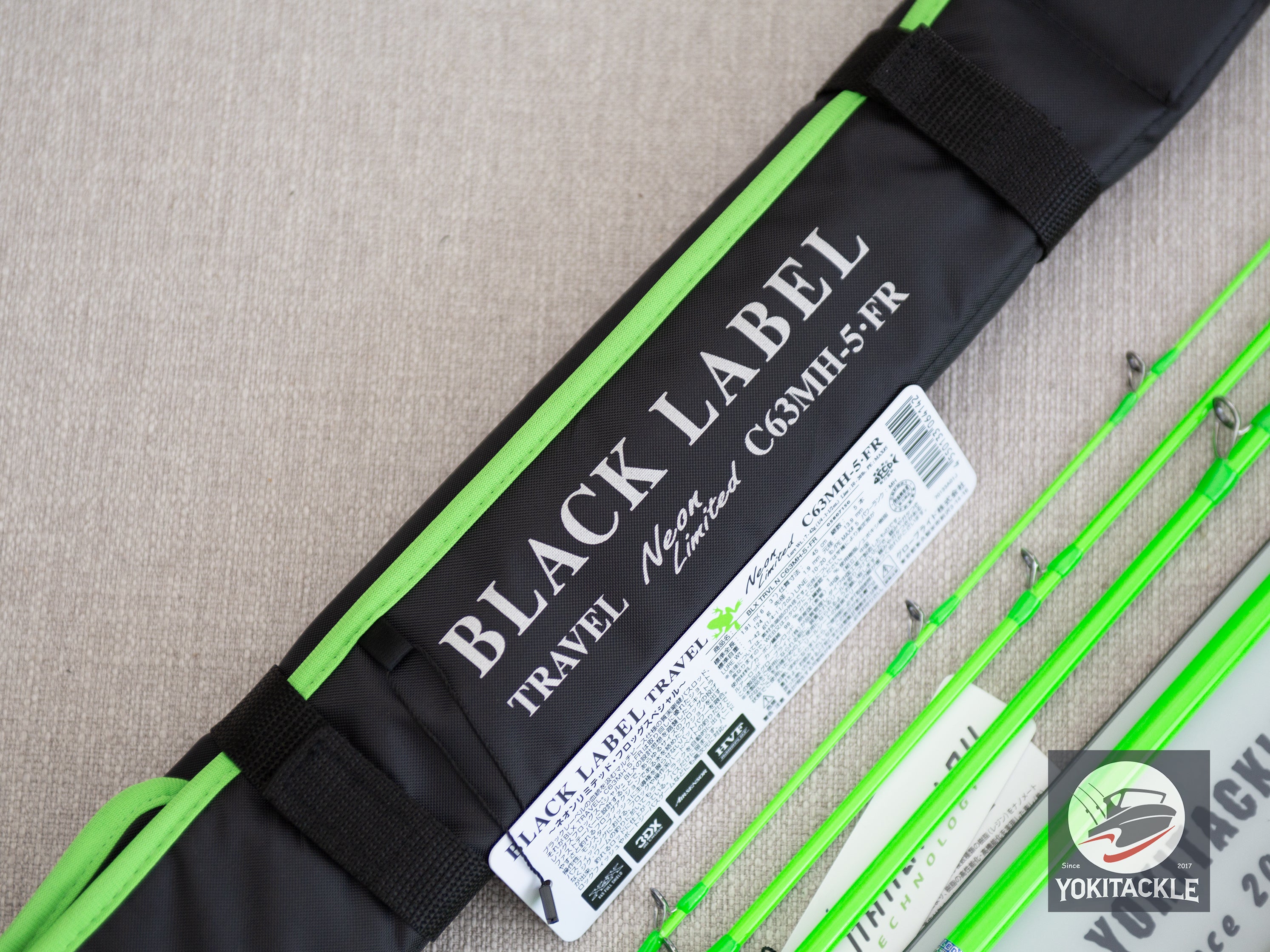 Daiwa BLACK LABEL Travel NEON C63MH-5 / FR Baitcasting Rod