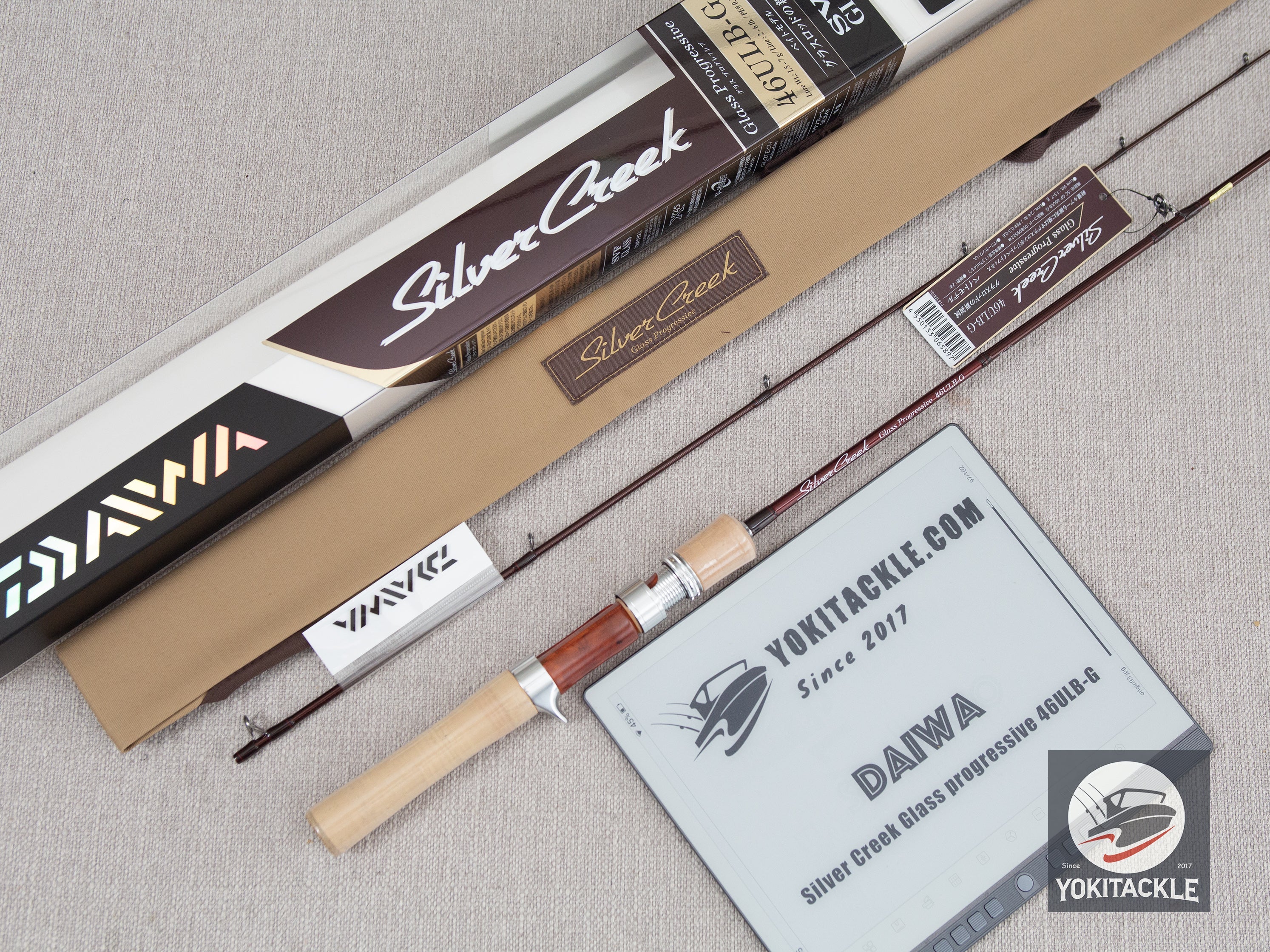Daiwa Silver Creek Glass progressive 46ULB-G Baitcasting Rod for Trout