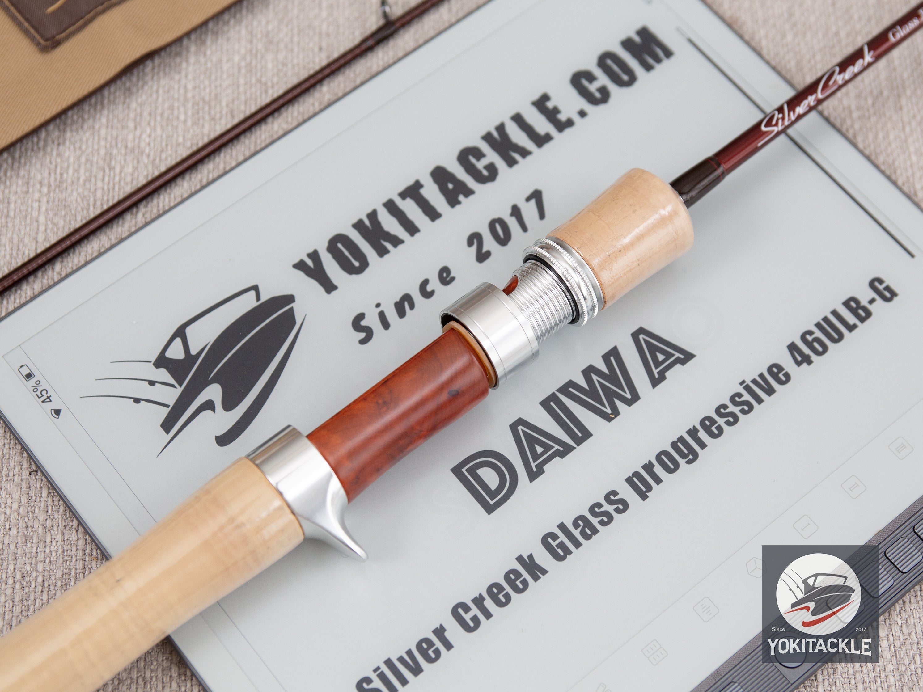 Daiwa Silver Creek Glass progressive 46ULB-G Baitcasting Rod for Trout