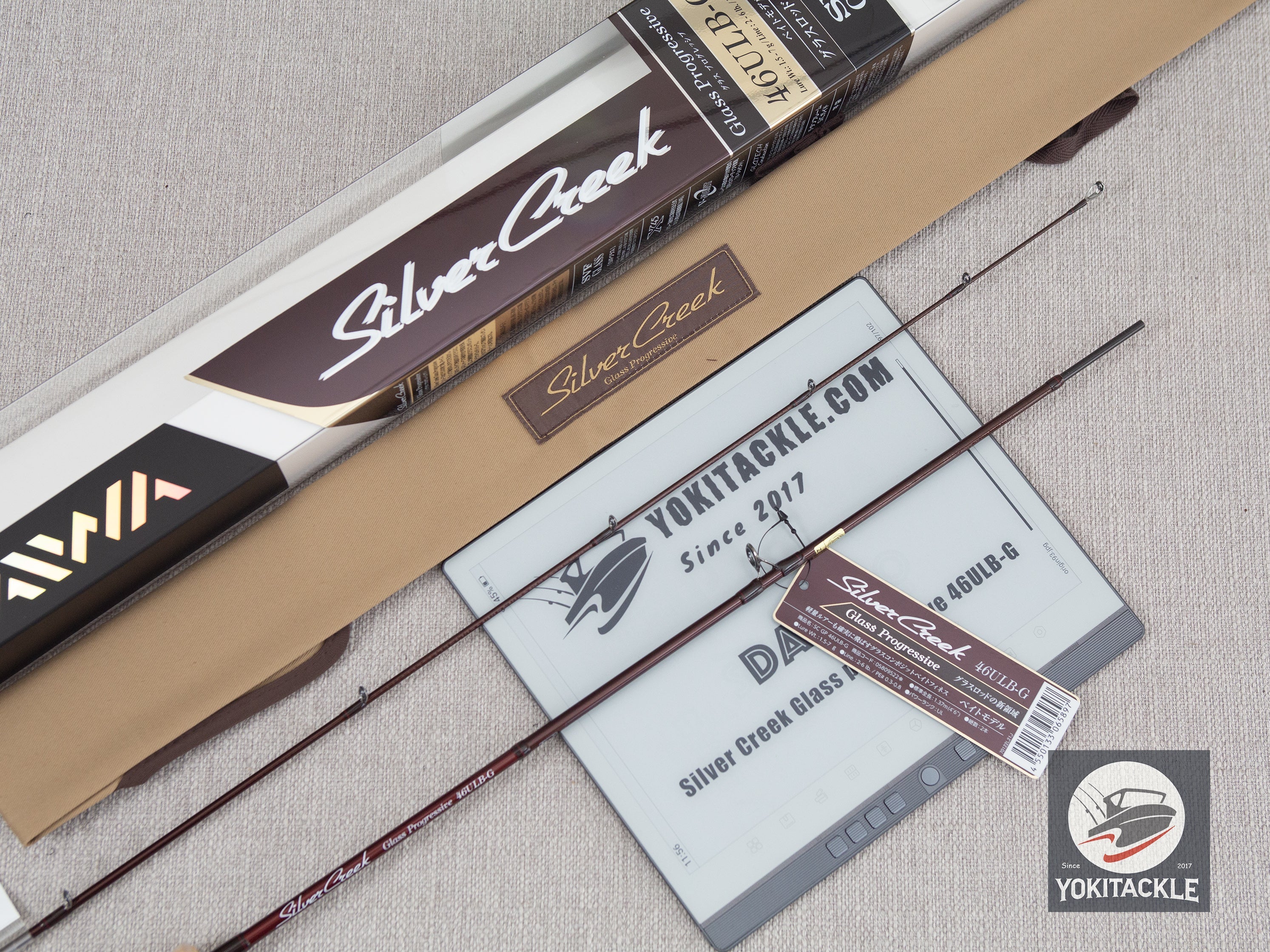 Daiwa Silver Creek Glass progressive 46ULB-G Baitcasting Rod for Trout