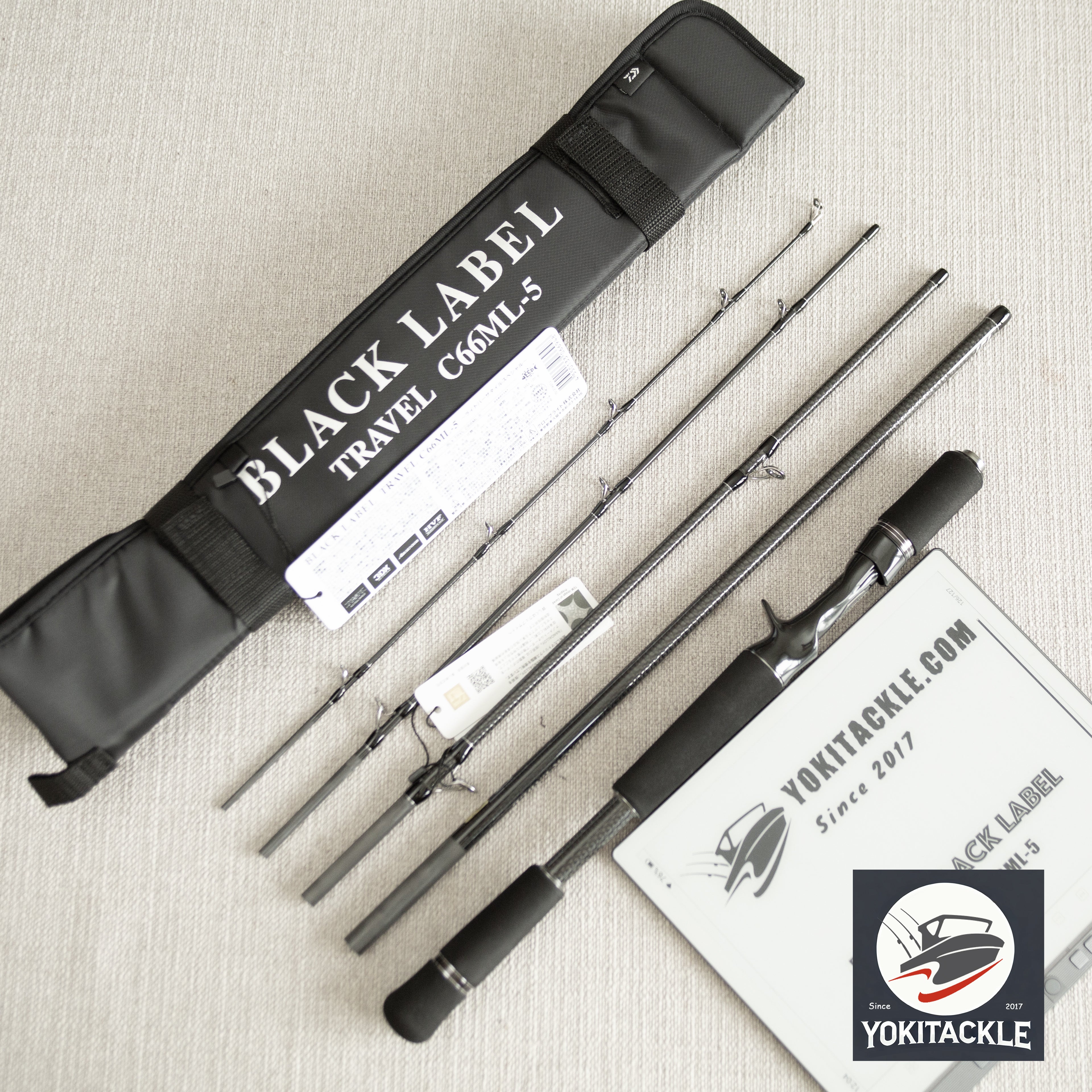 Daiwa BLACK LABEL Travel C66ML-5 Baitcasting Rod