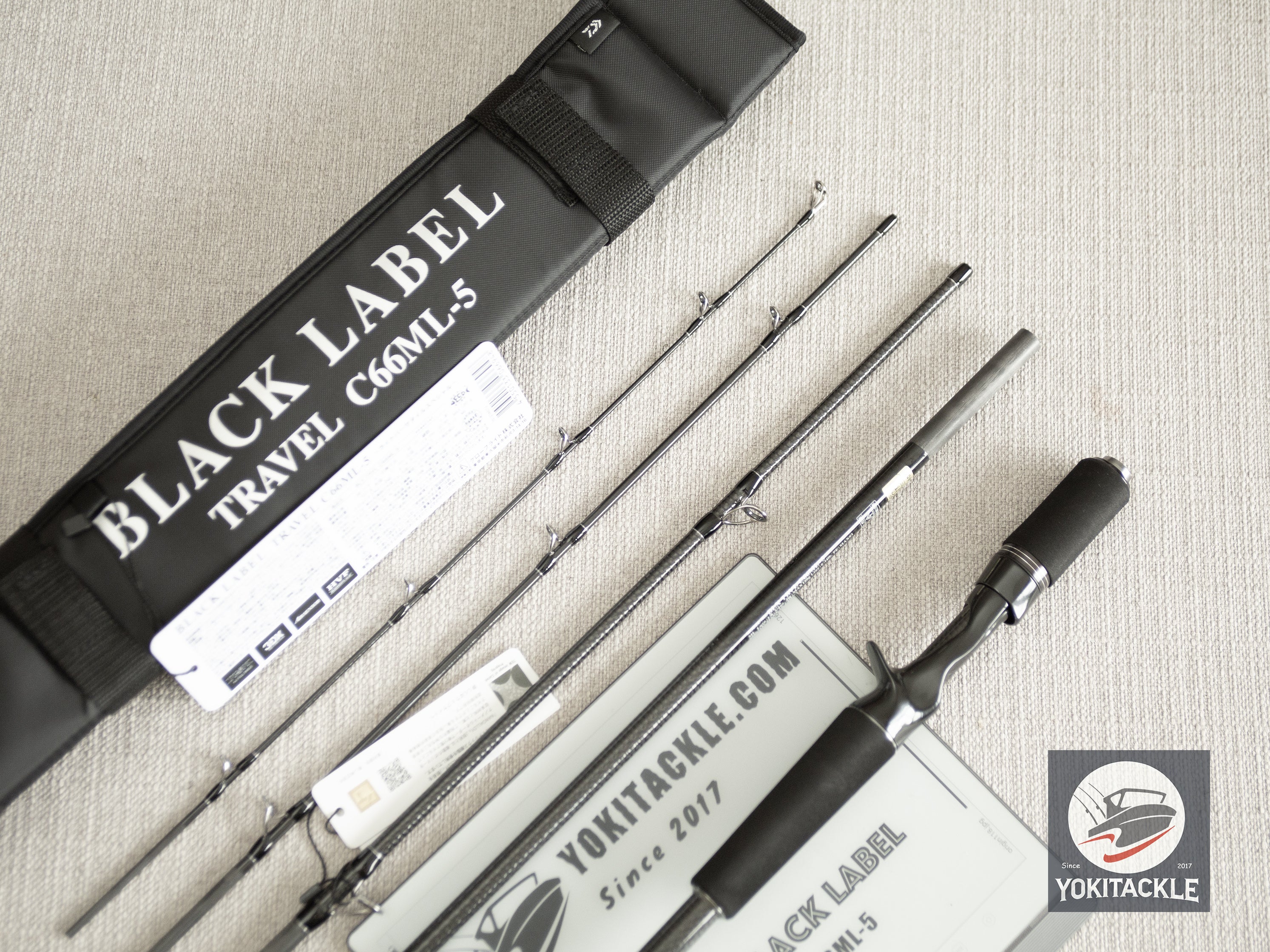 Daiwa BLACK LABEL Travel C66ML-5 Baitcasting Rod