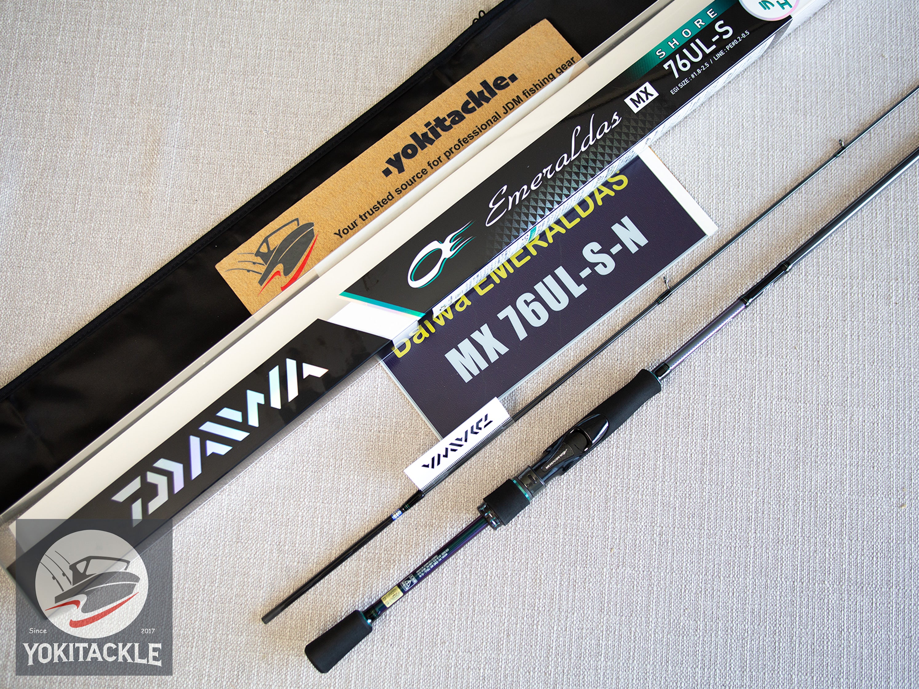 Daiwa EMERALDAS MX 76UL-S-N Spinning Rod for Eging